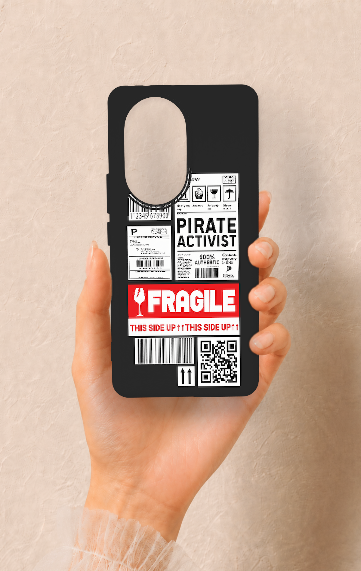Honor 200 Pro 5G Uyumlu Fragile Desenli Silikon Kılıf