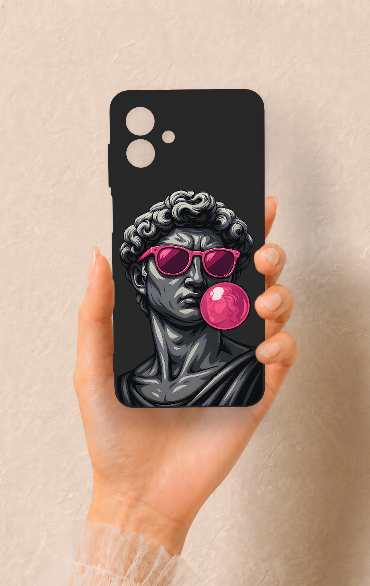 Samsung A07 Uyumlu Pop David Desenli Silikon Kılıf