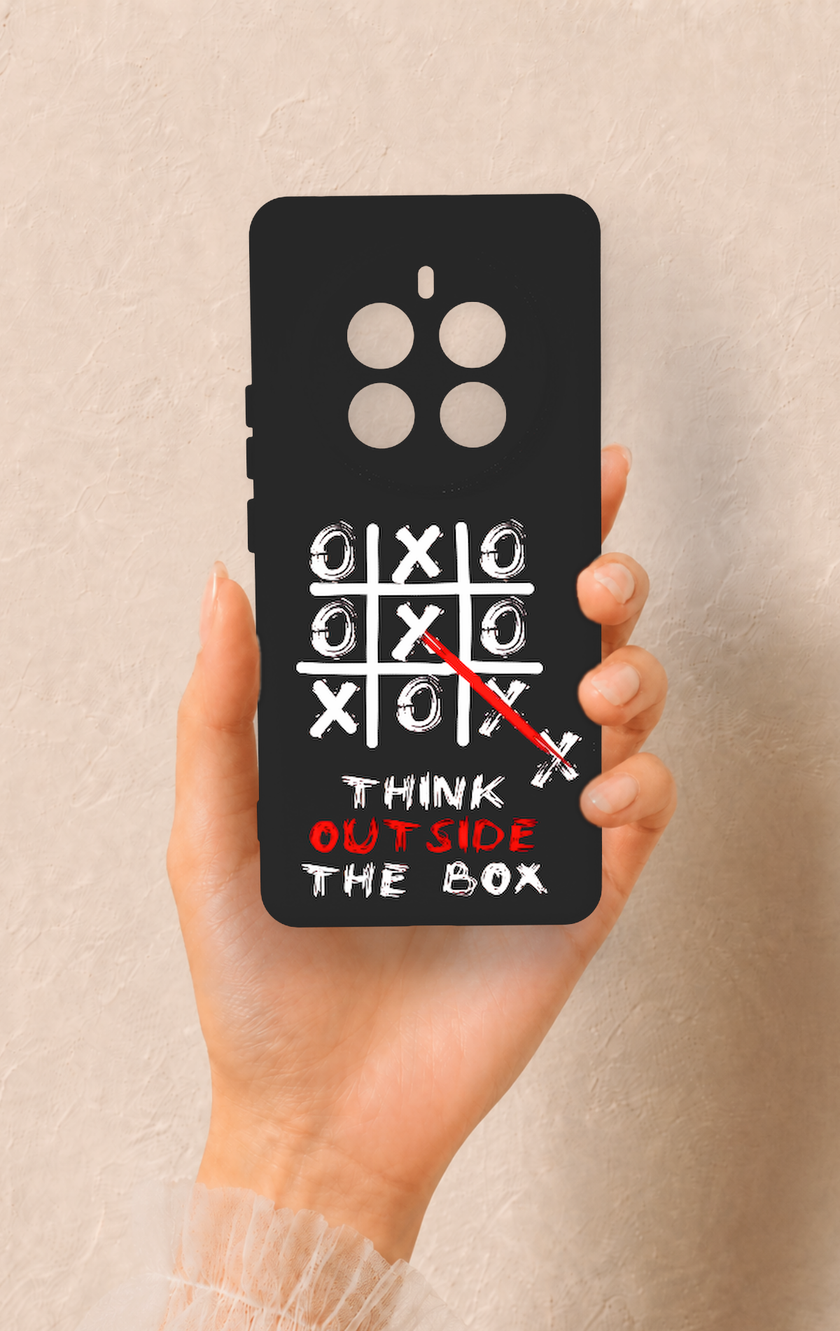 Realme 12 Pro Uyumlu Out Side The Box Desenli Silikon Kılıf