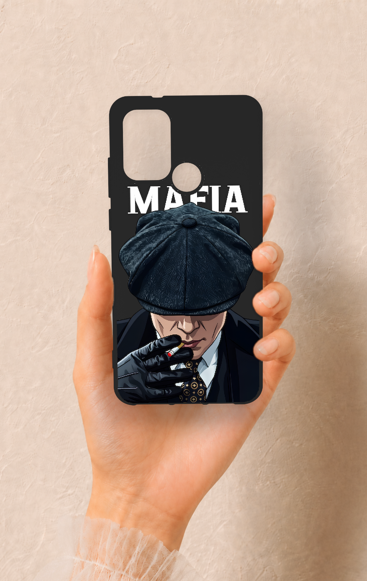 Casper Via F20 Uyumlu MAFIA Desenli Silikon Kılıf