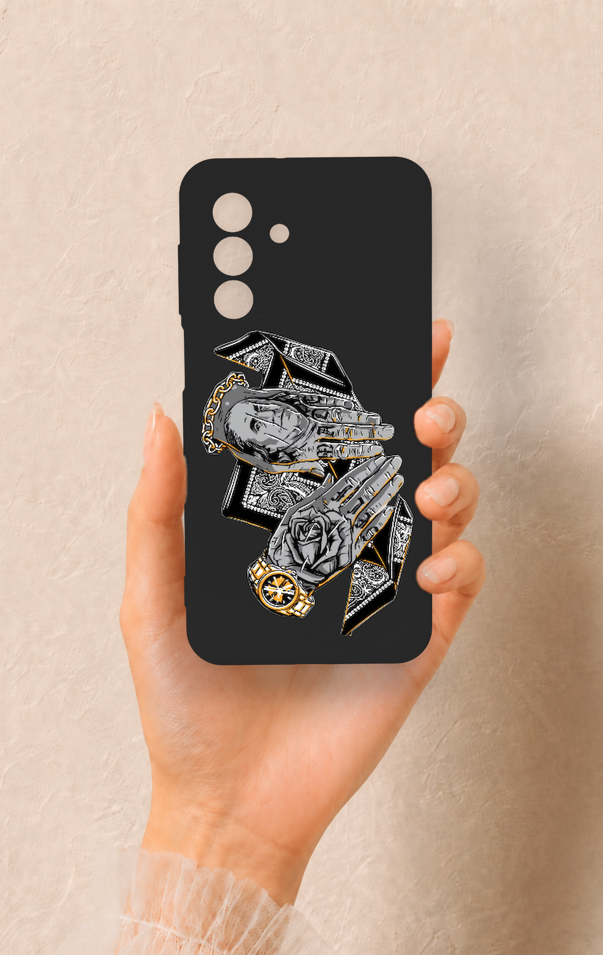 Samsung A17 Uyumlu Self Made Desenli Silikon Kılıf