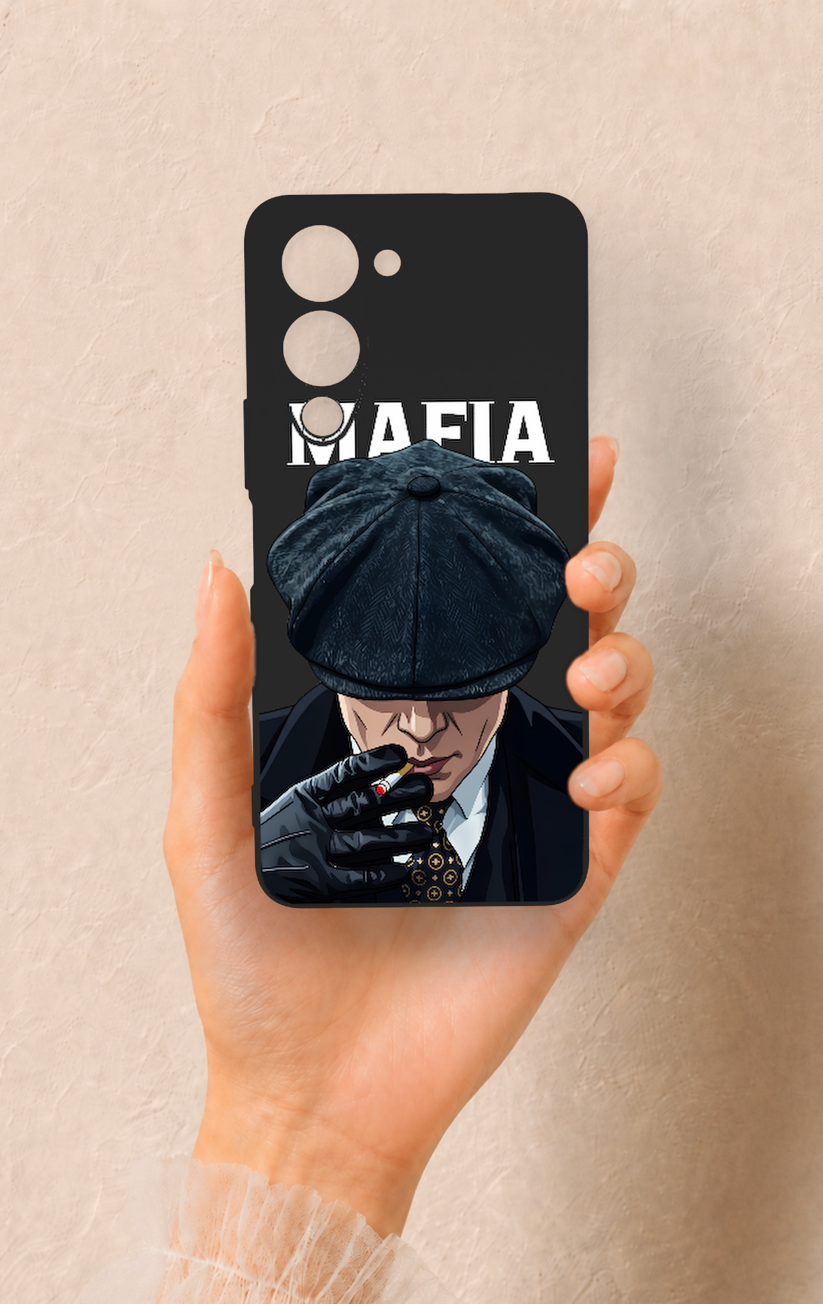 Vivo Y19 5G Uyumlu MAFIA Desenli Silikon Kılıf