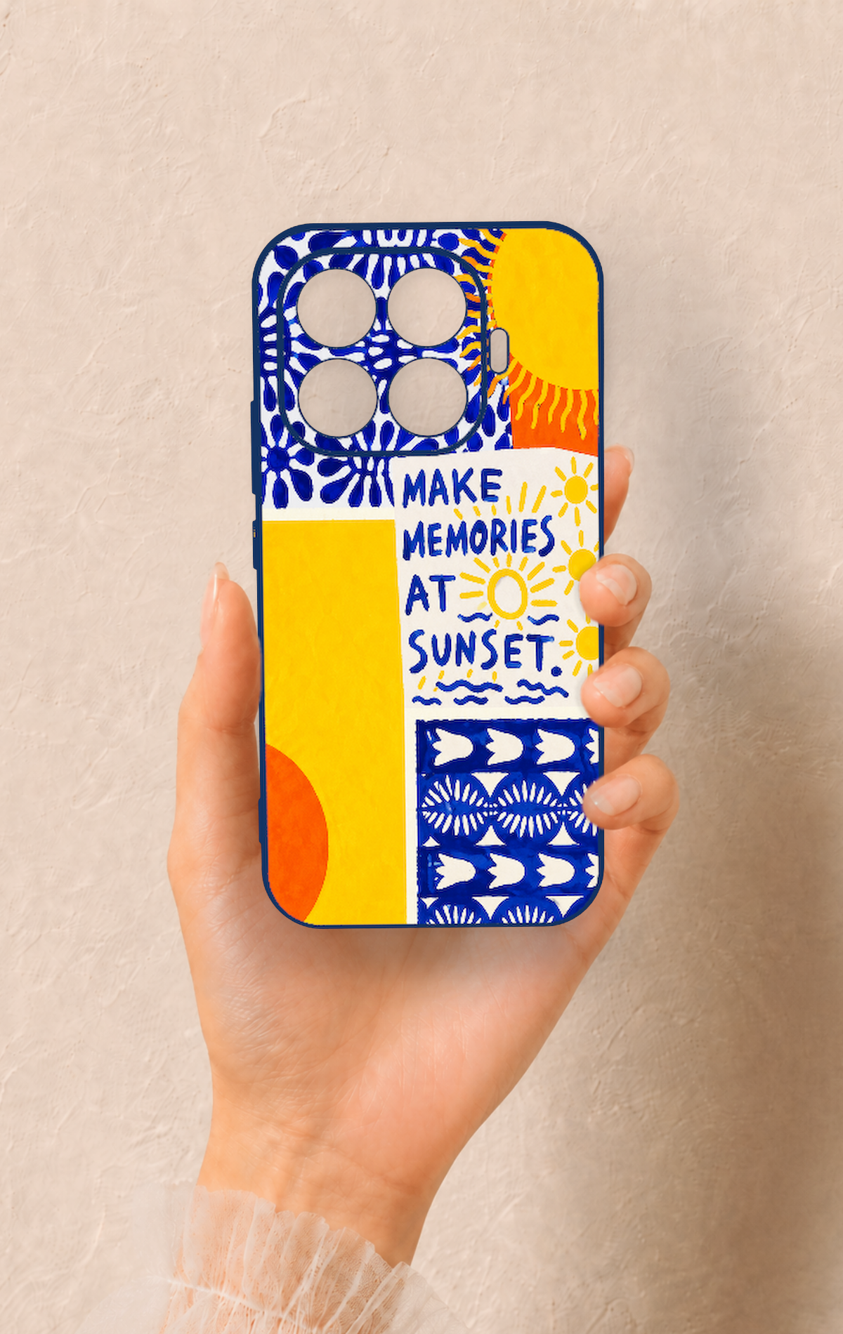 Mi 17T 5G Uyumlu Sunset Desenli Silikon Kılıf