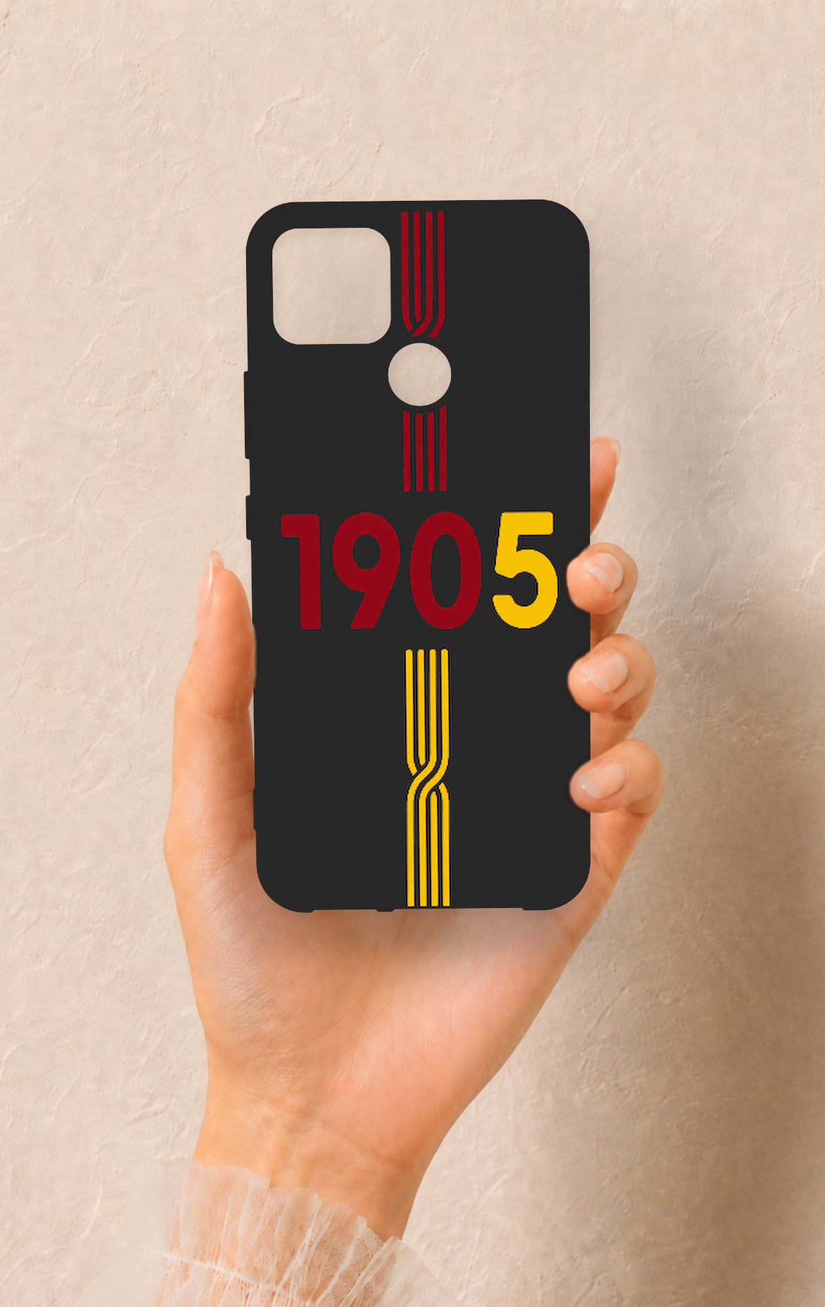 Realme C25 Uyumlu 1905 Kemer Desenli Silikon Kılıf