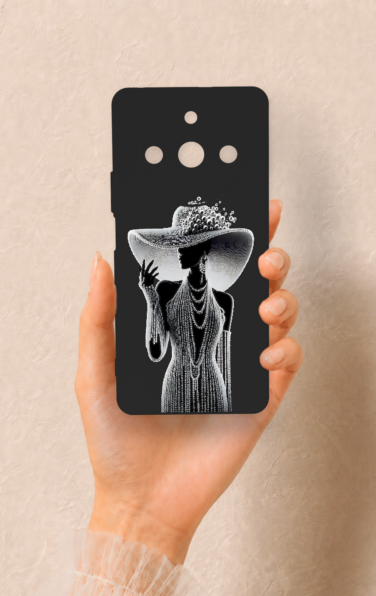Realme 11 Pro Uyumlu Lady Desenli Silikon Kılıf