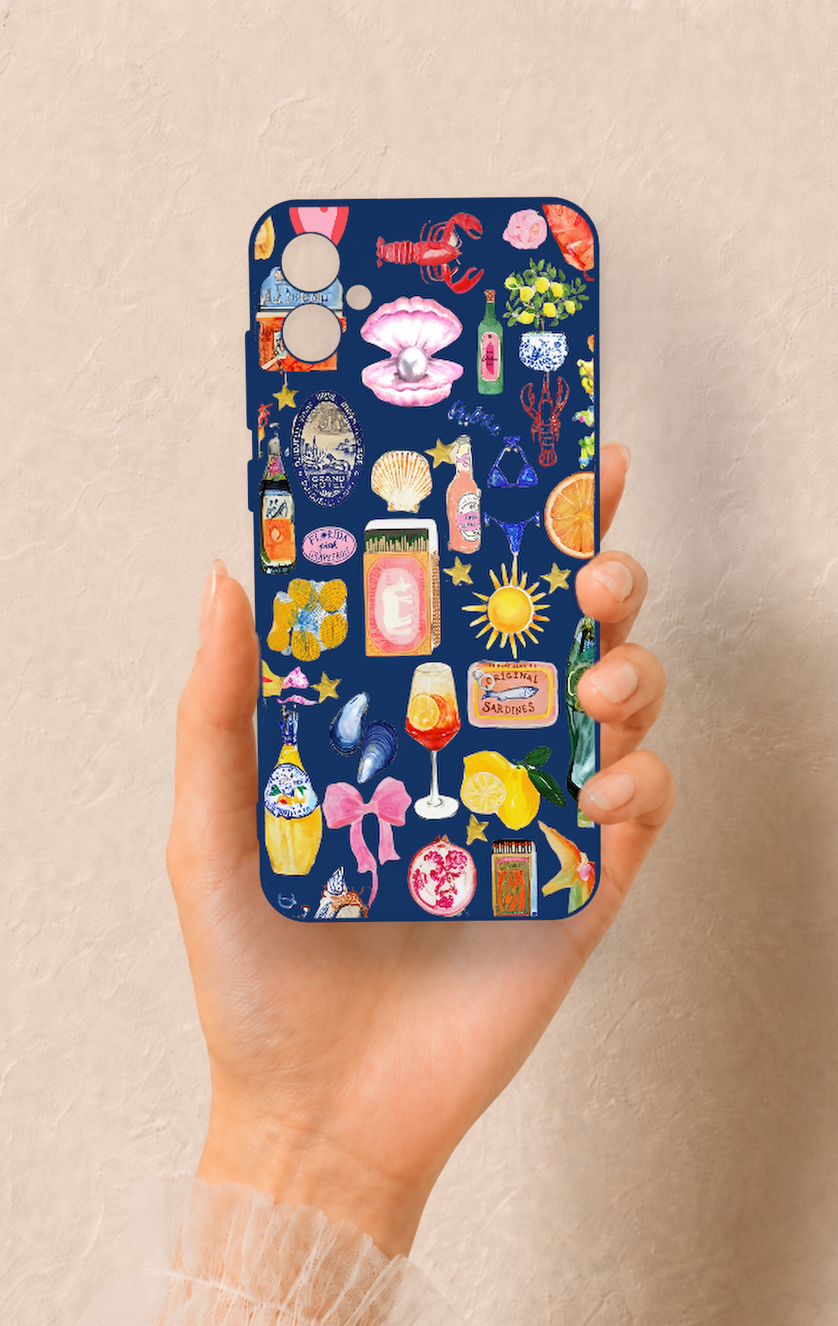 Samsung A05 Uyumlu Summer Desenli Silikon Kılıf