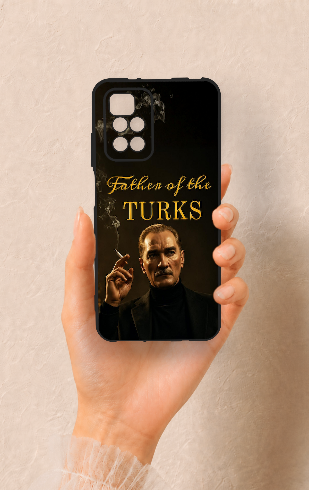 Redmi 10 2022 Uyumlu Father Of The Turks Desenli Silikon Kılıf