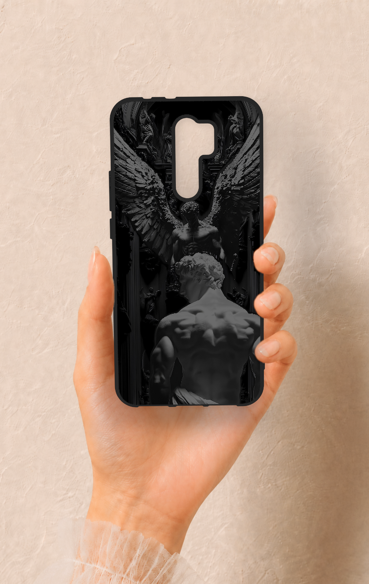 Redmi 9 Uyumlu Icarus Desenli Silikon Kılıf