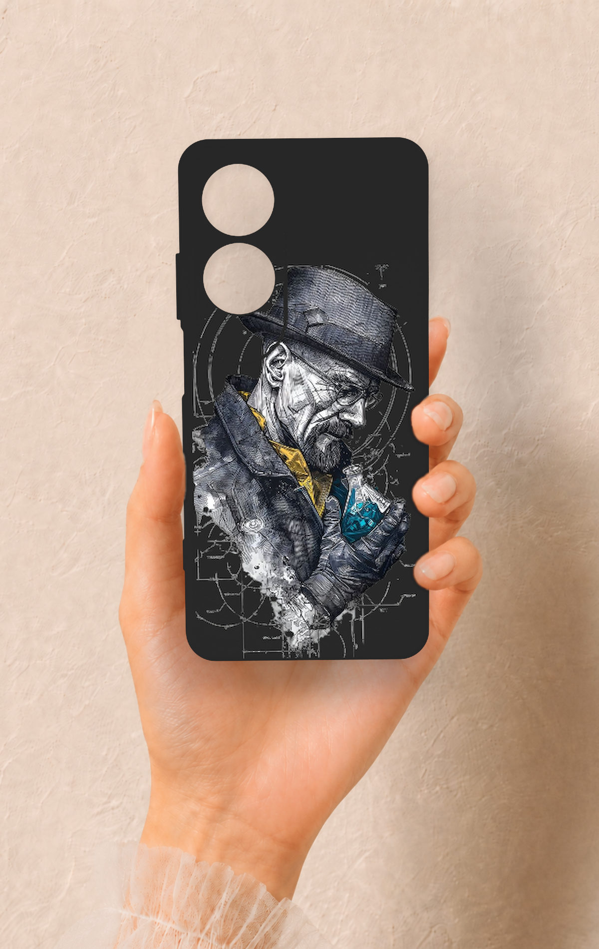 Oppo A60 Uyumlu Walter White Desenli Silikon Kılıf