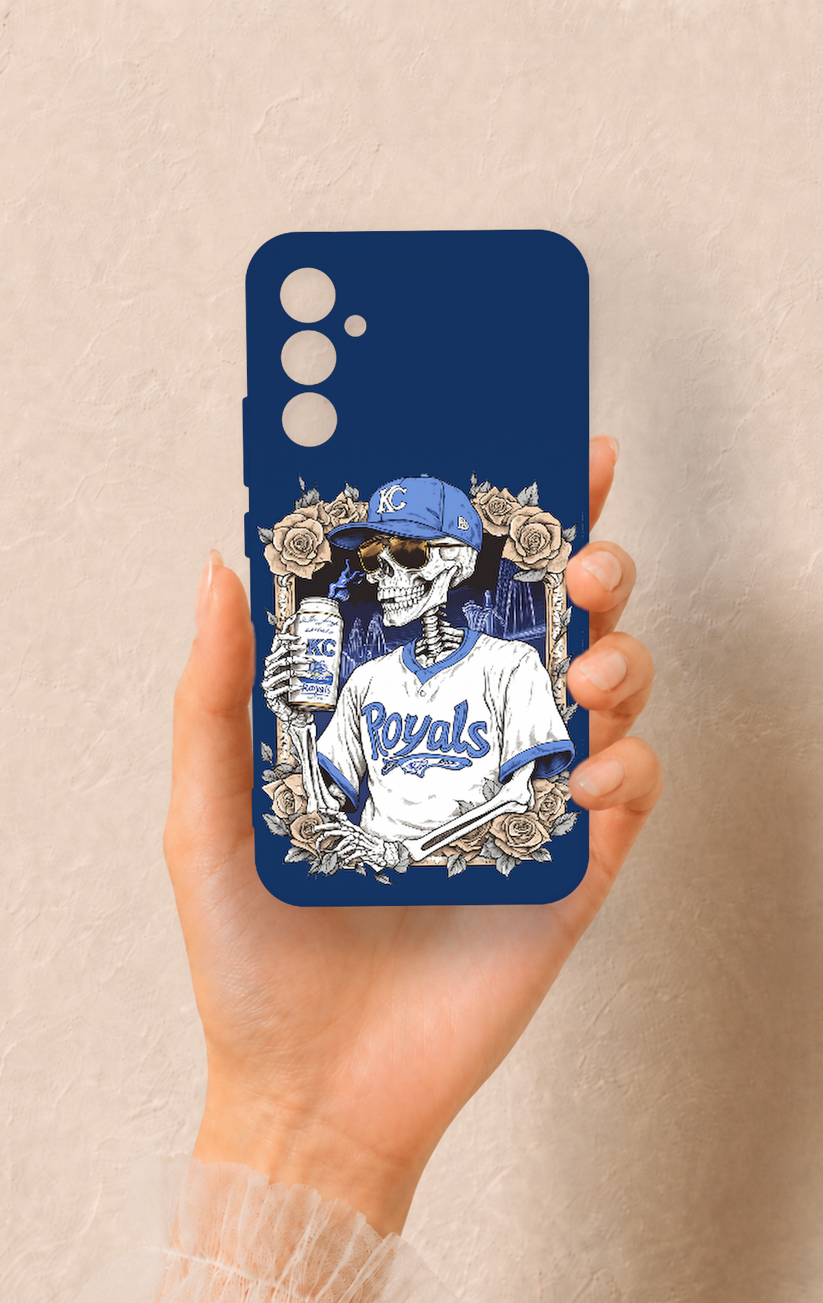 Samsung A34 Uyumlu Royals Desenli Silikon Kılıf