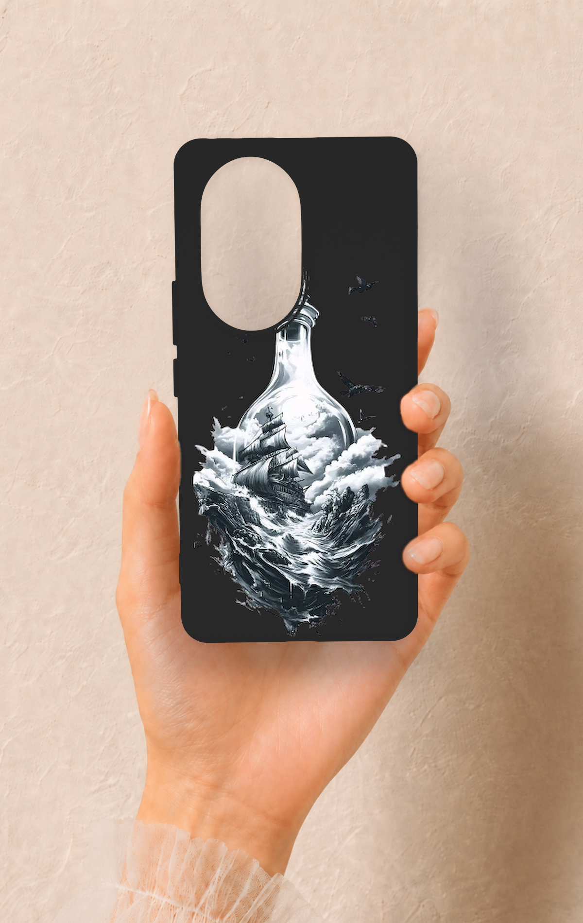 Honor 200 Pro 5G Uyumlu Secret Sea Desenli Silikon Kılıf