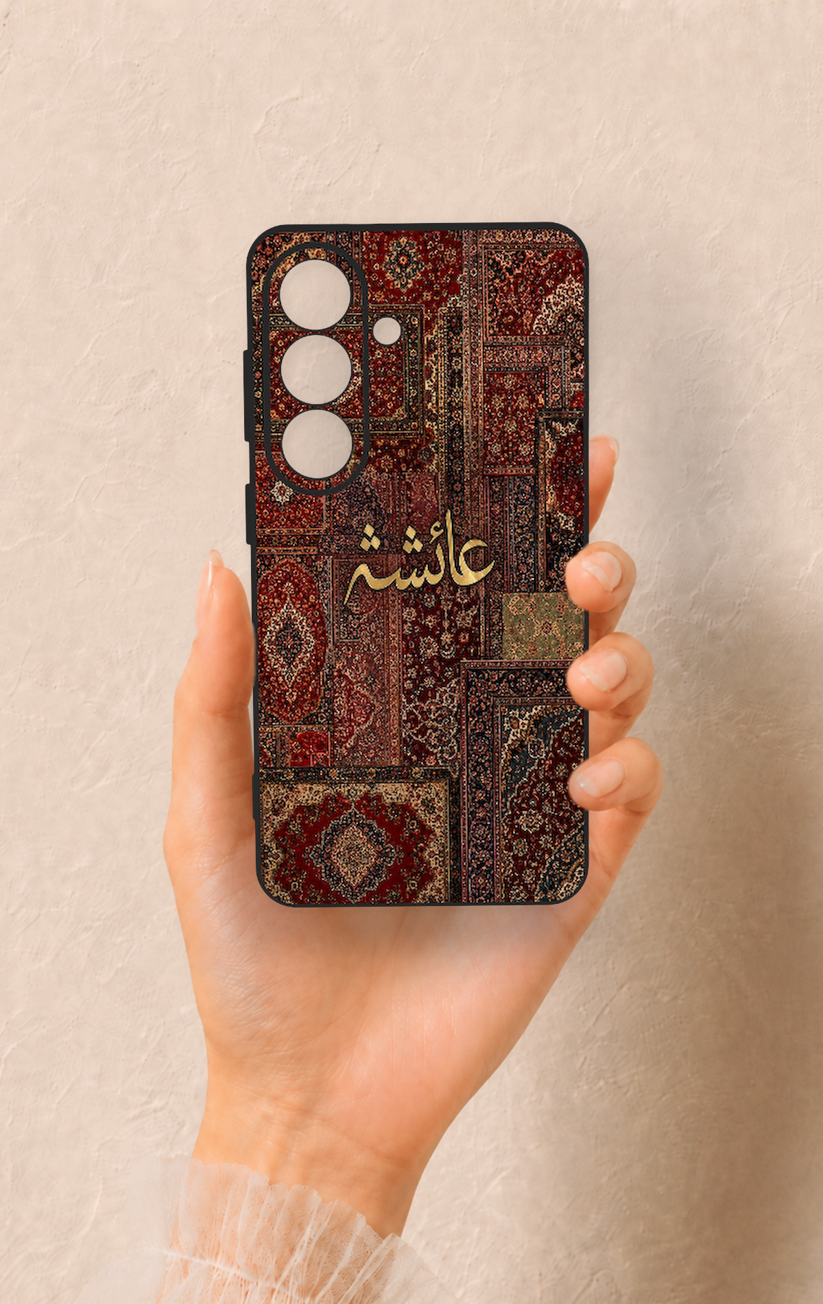 Samsung S26 Uyumlu Vintage Halı Desenli Silikon Kılıf