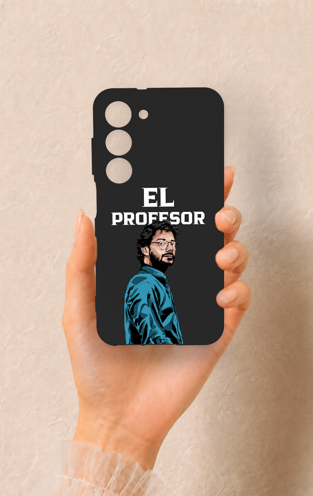 Samsung S23 Uyumlu El Profesor Desenli Silikon Kılıf