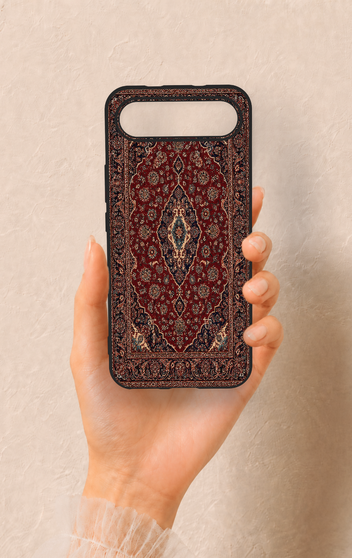 Tecno Spark Slim Uyumlu Acem Halı Desenli Silikon Kılıf