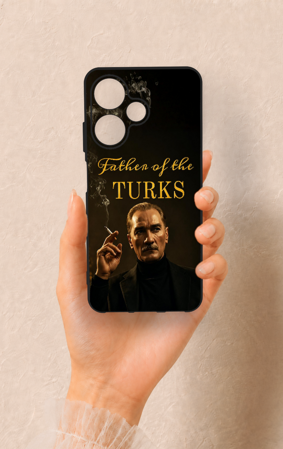 İnfinix Hot 30i Uyumlu Father Of The Turks Desenli Silikon Kılıf