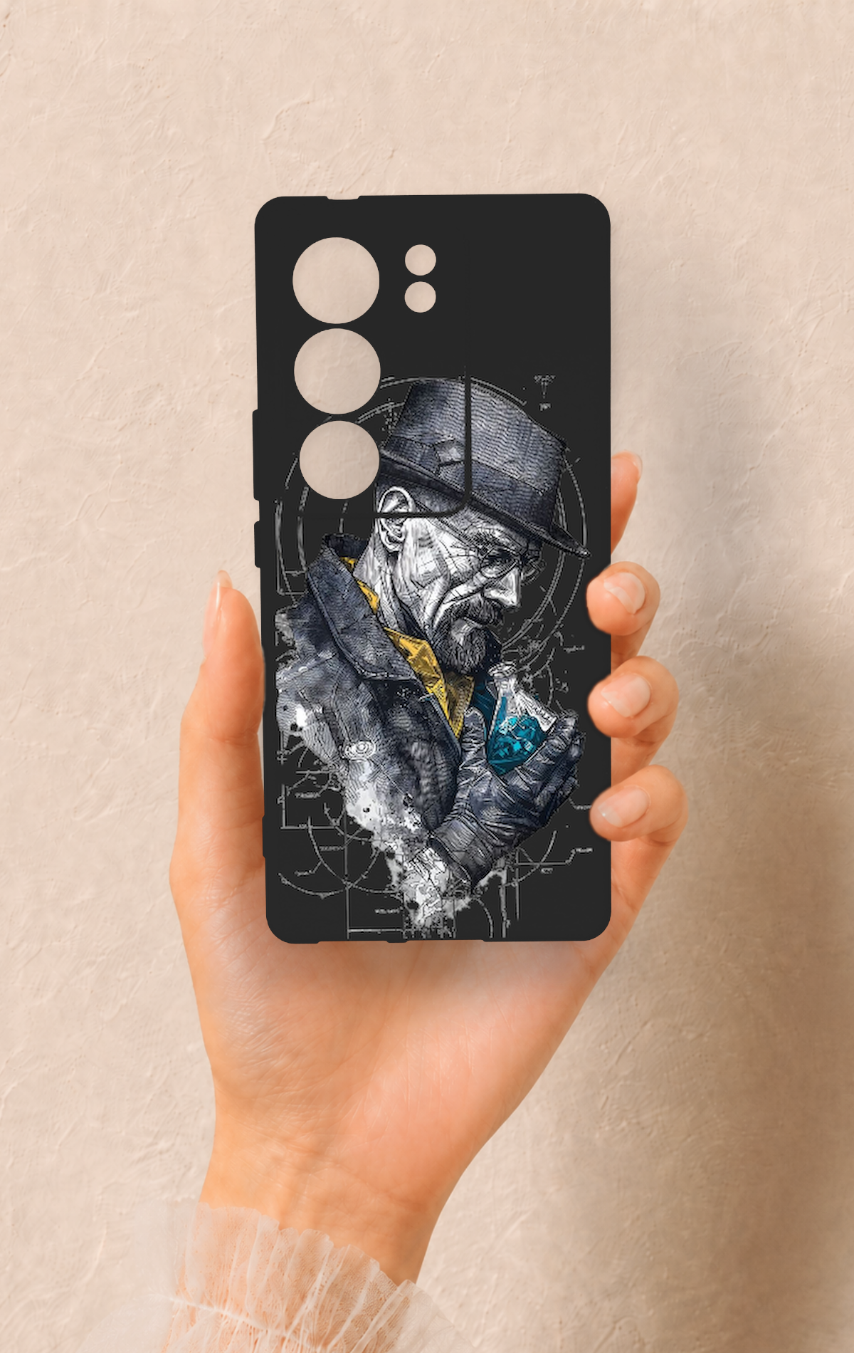 Vivo V29 Uyumlu Walter White Desenli Silikon Kılıf