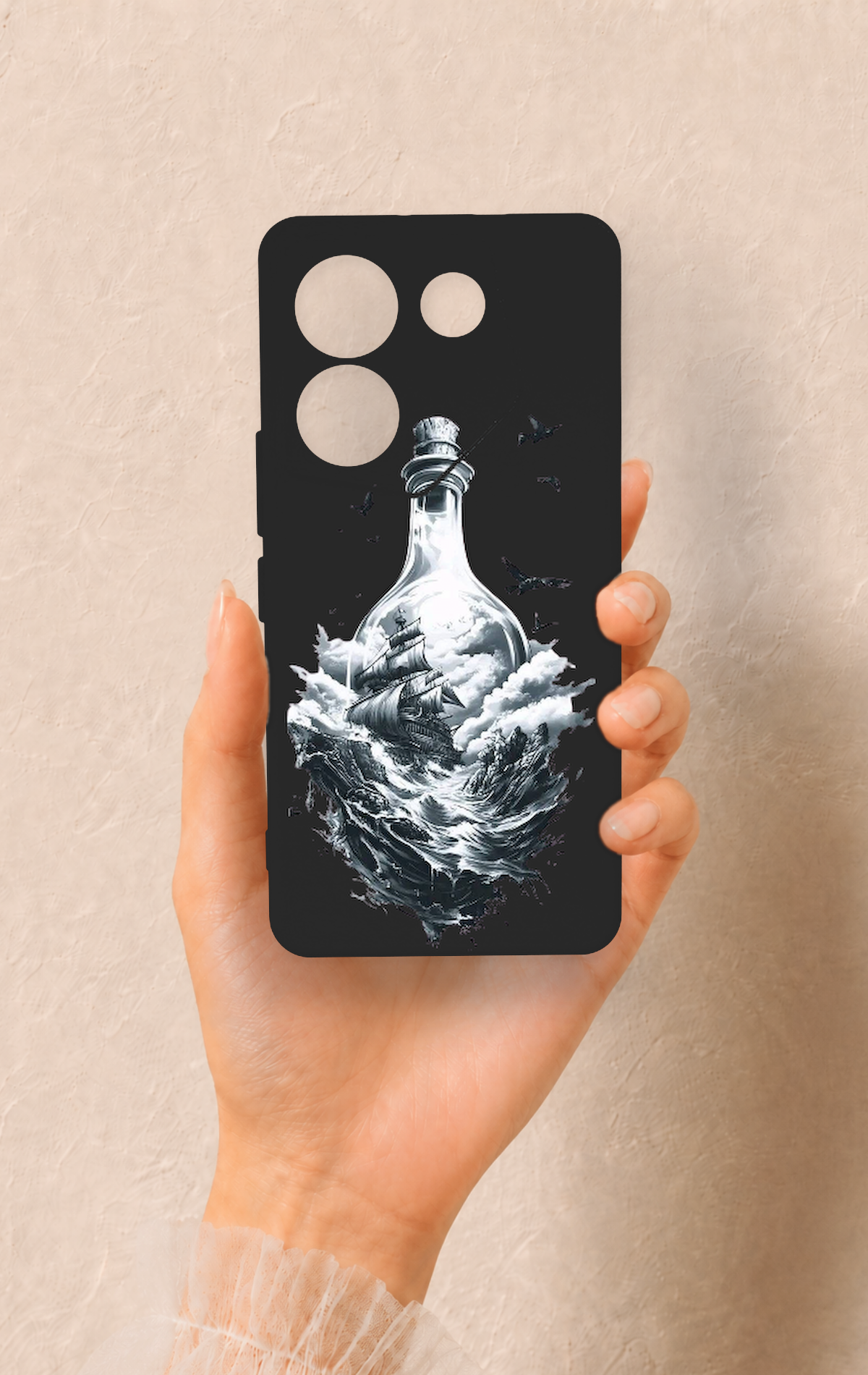 Tecno Camon 20 Pro Uyumlu Secret Sea Desenli Silikon Kılıf