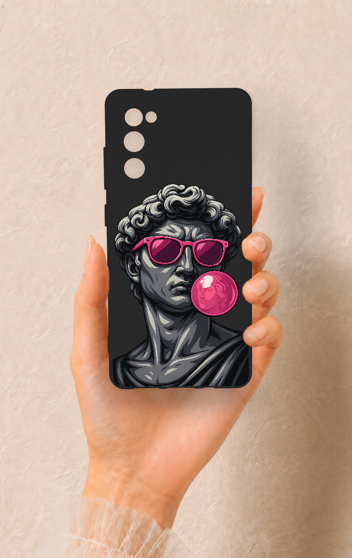 Samsung S20Fe Uyumlu Pop David Desenli Silikon Kılıf