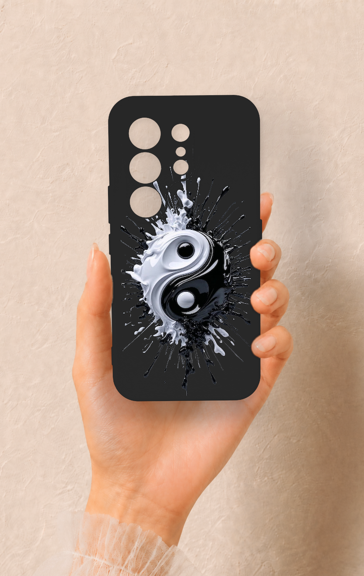 Tecno Camon 50 4G Uyumlu İyi ve Kötü Desenli Silikon Kılıf