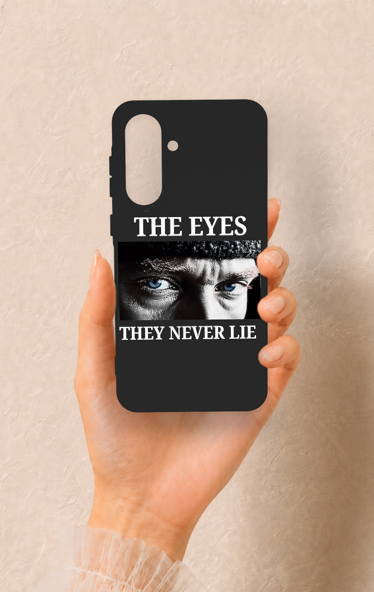 Samsung A56 Uyumlu Atatürk Eyes Desenli Silikon Kılıf