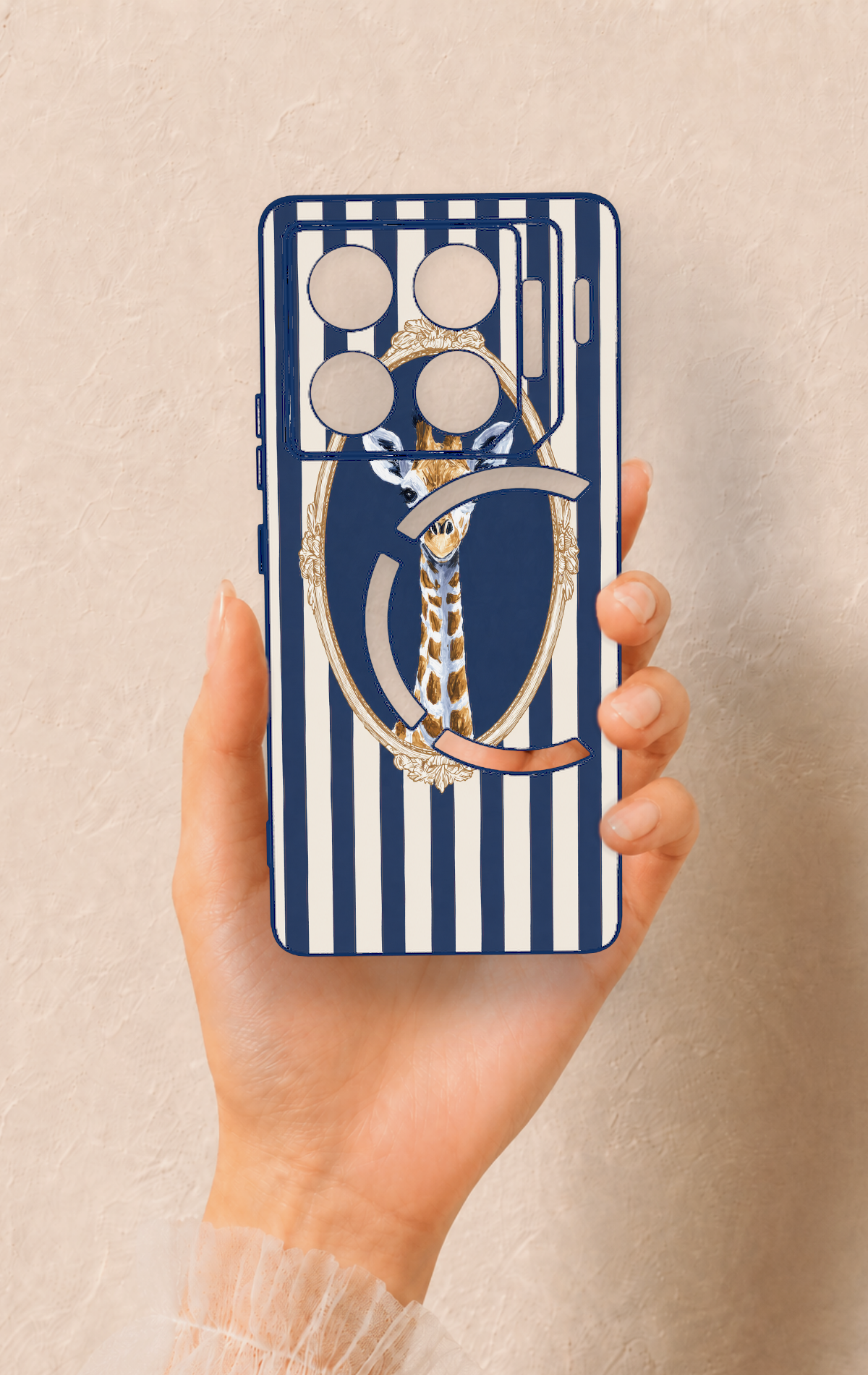 İnfinix Gt 20 Pro Uyumlu Zürefa Desenli Silikon Kılıf