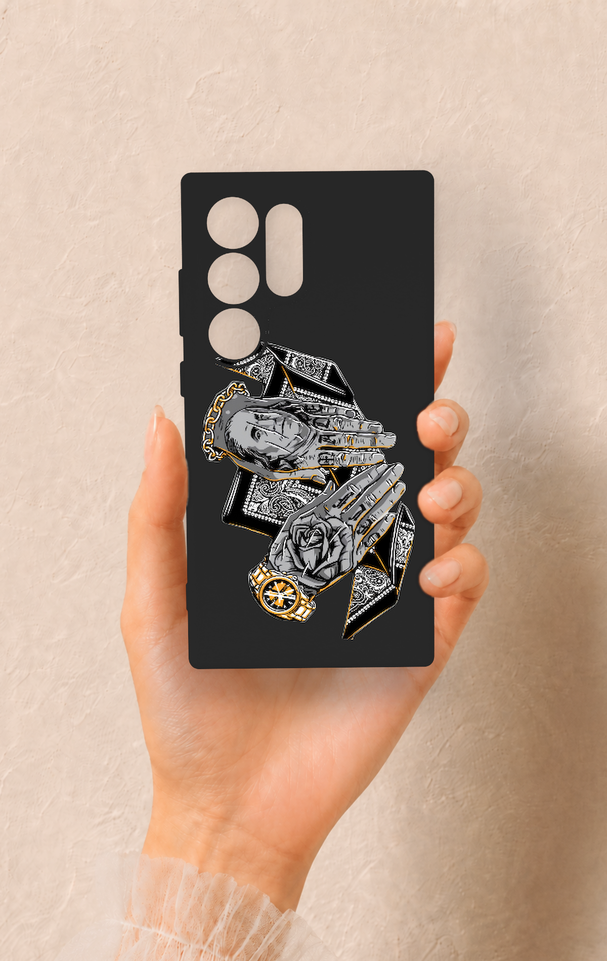 Samsung S24 Ultra Uyumlu Self Made Desenli Silikon Kılıf