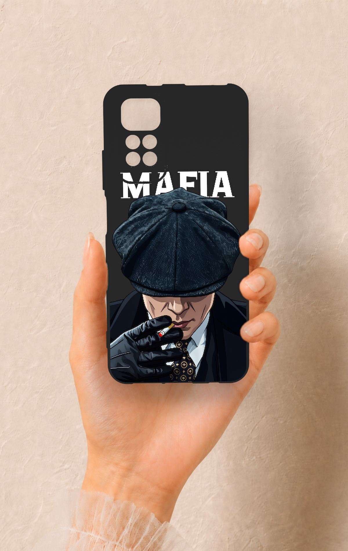 Redmi Note 11S Uyumlu MAFIA Desenli Silikon Kılıf