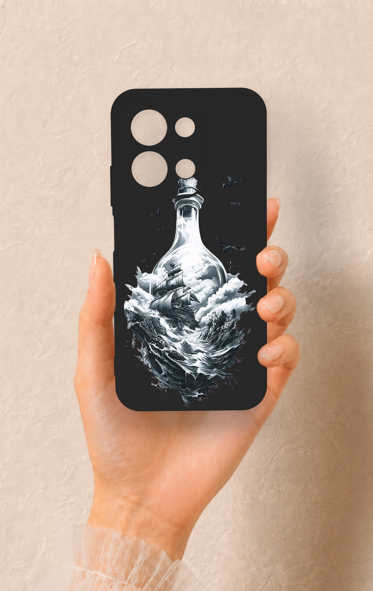 Redmi 15C 4G Uyumlu Secret Sea Desenli Silikon Kılıf