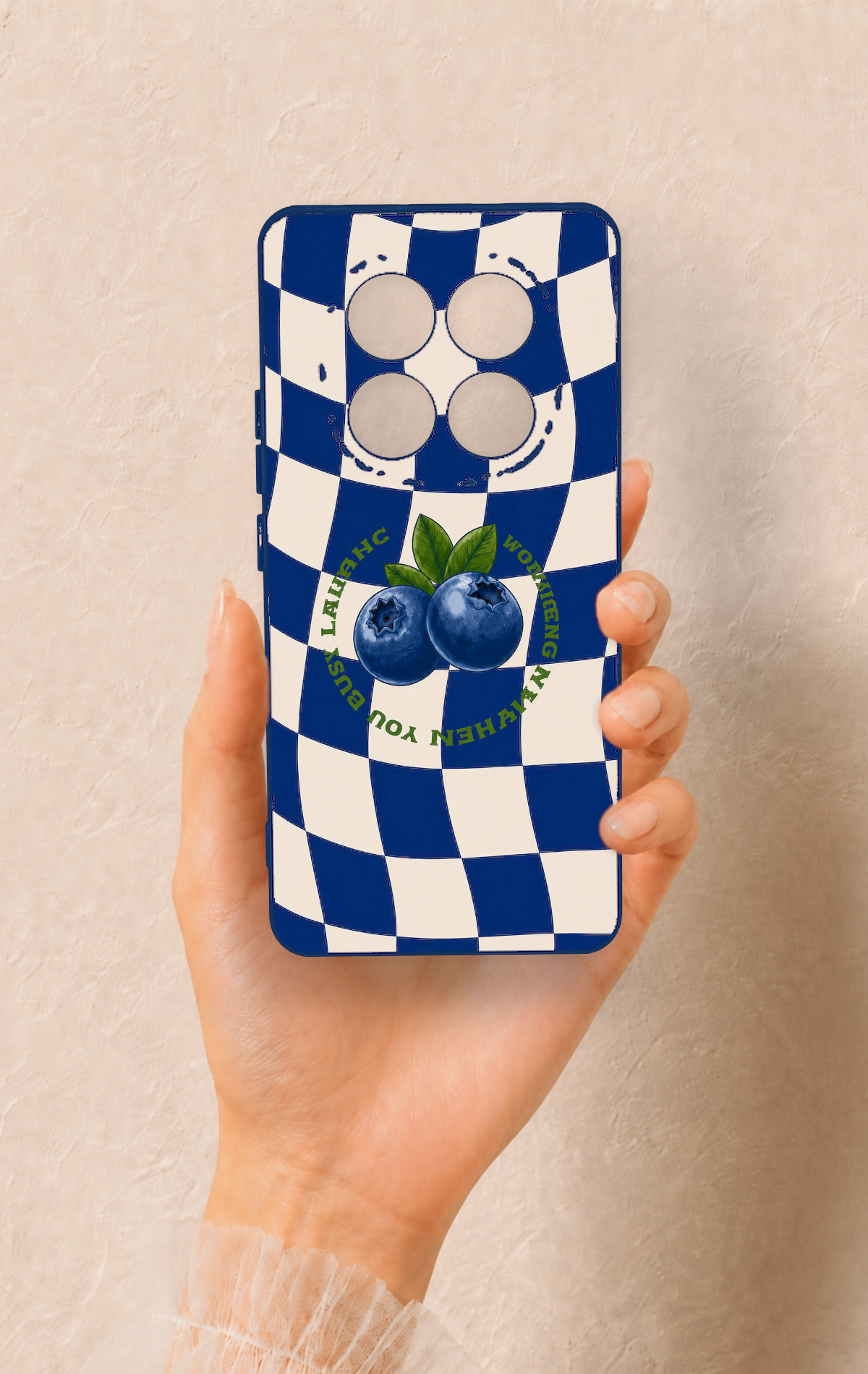 Redmi Note 14 Pro 5G Uyumlu Yaban Mersini Desenli Silikon Kılıf