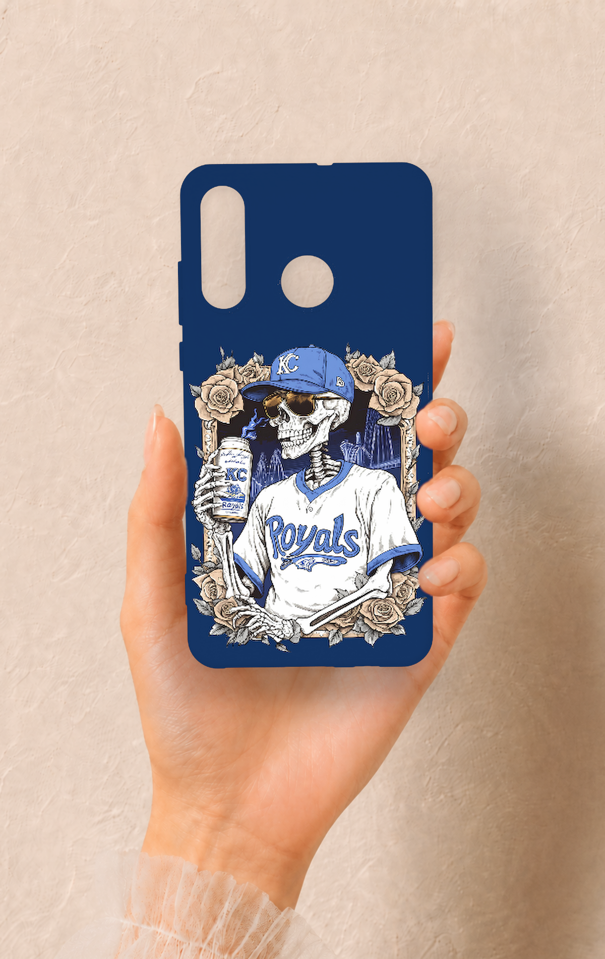 Huawei P30 Lite Uyumlu Royals Desenli Silikon Kılıf