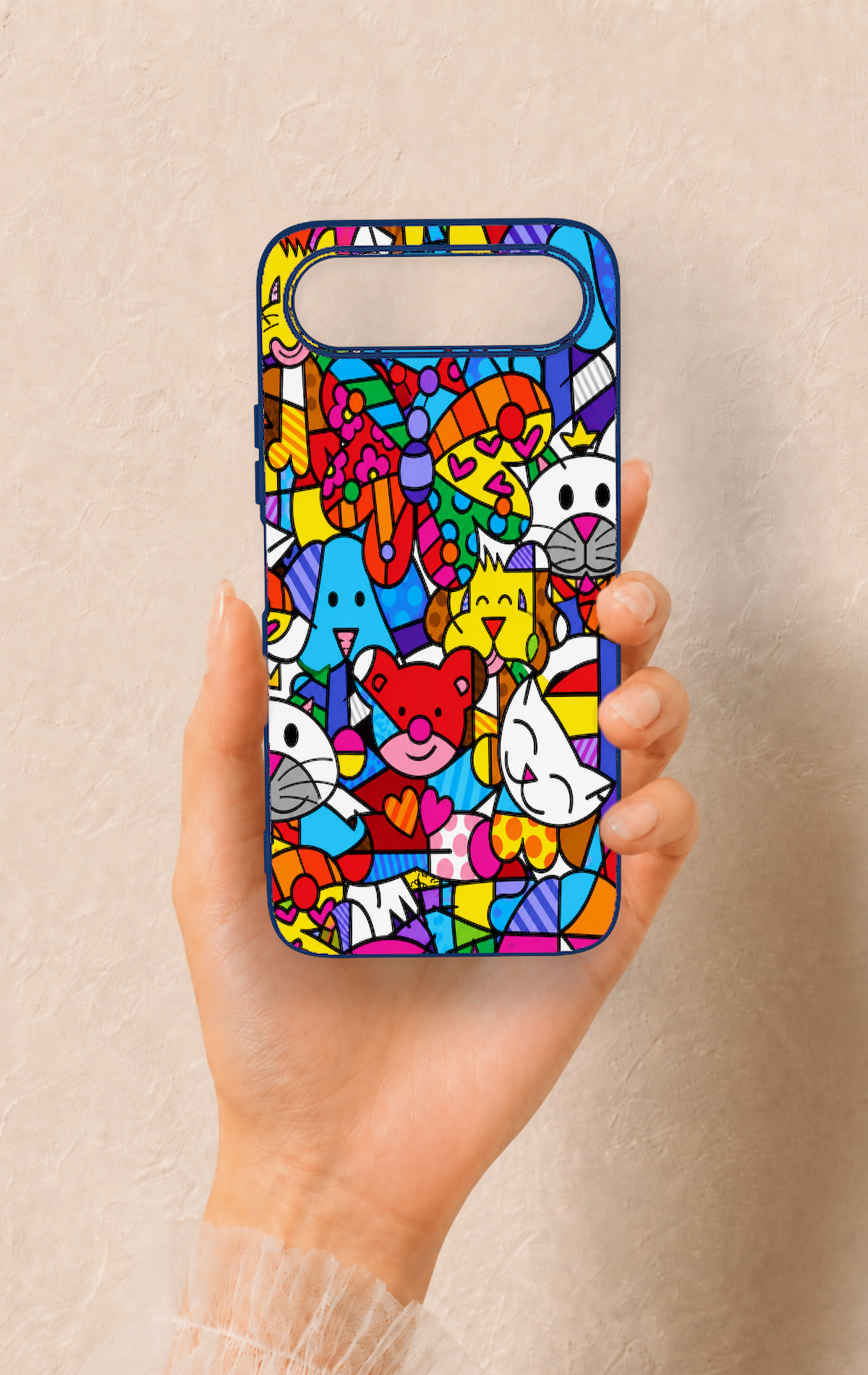 Tecno Spark 50 5G Uyumlu Britto Garden Desenli Silikon Kılıf