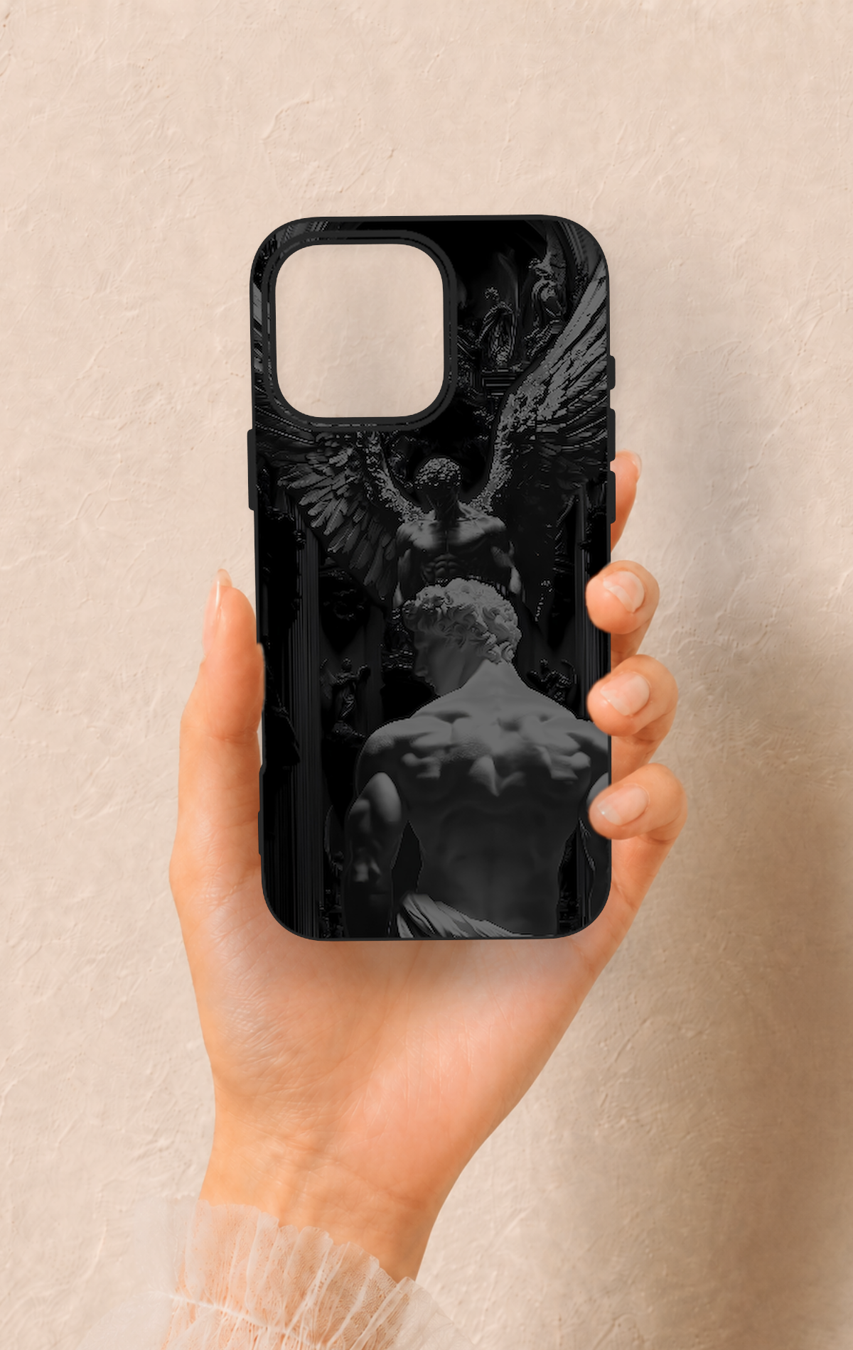 iPhone 16 Pro Max Uyumlu Icarus Desenli Silikon Kılıf