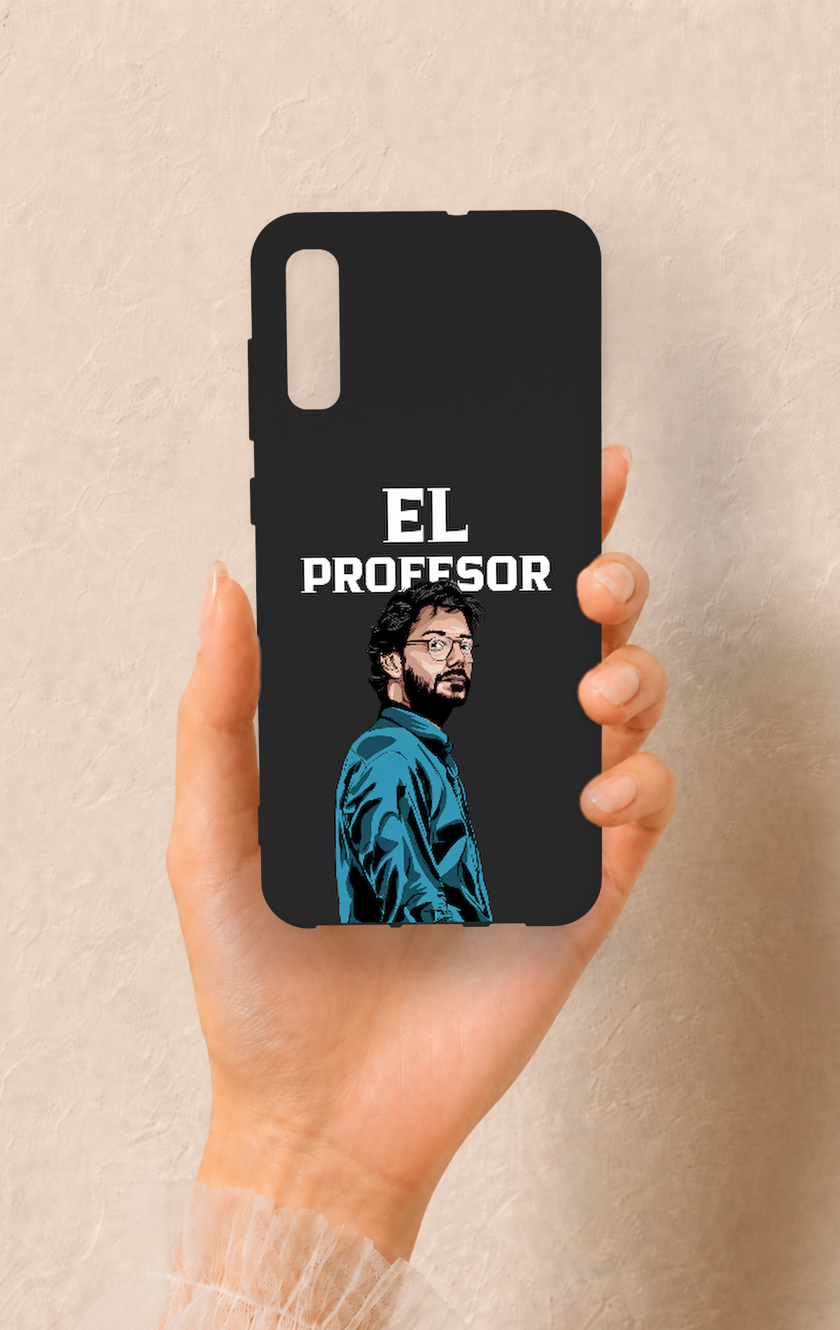 Samsung A70 Uyumlu El Profesor Desenli Silikon Kılıf