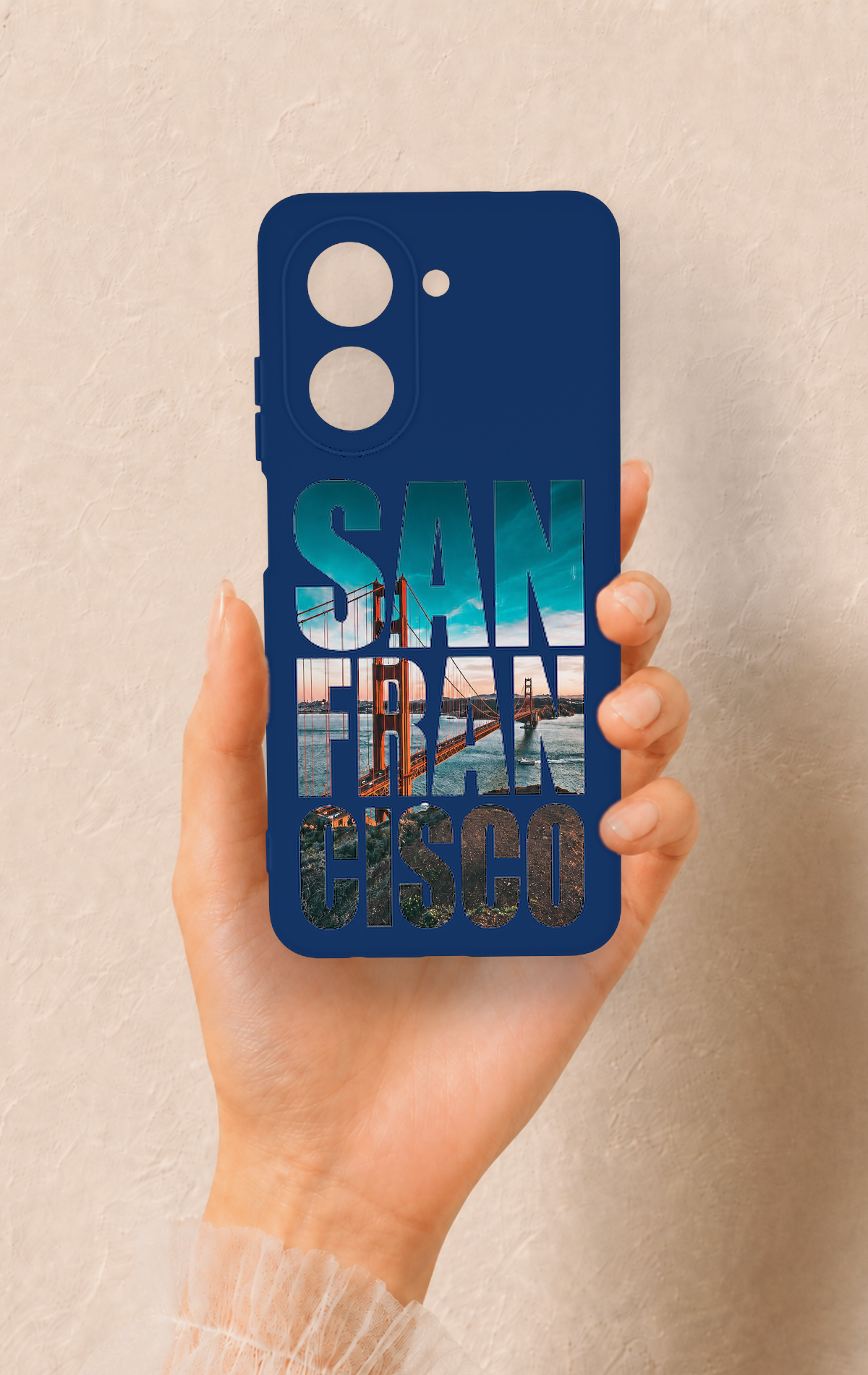 Redmi A5 Uyumlu San Francisco Desenli Silikon Kılıf