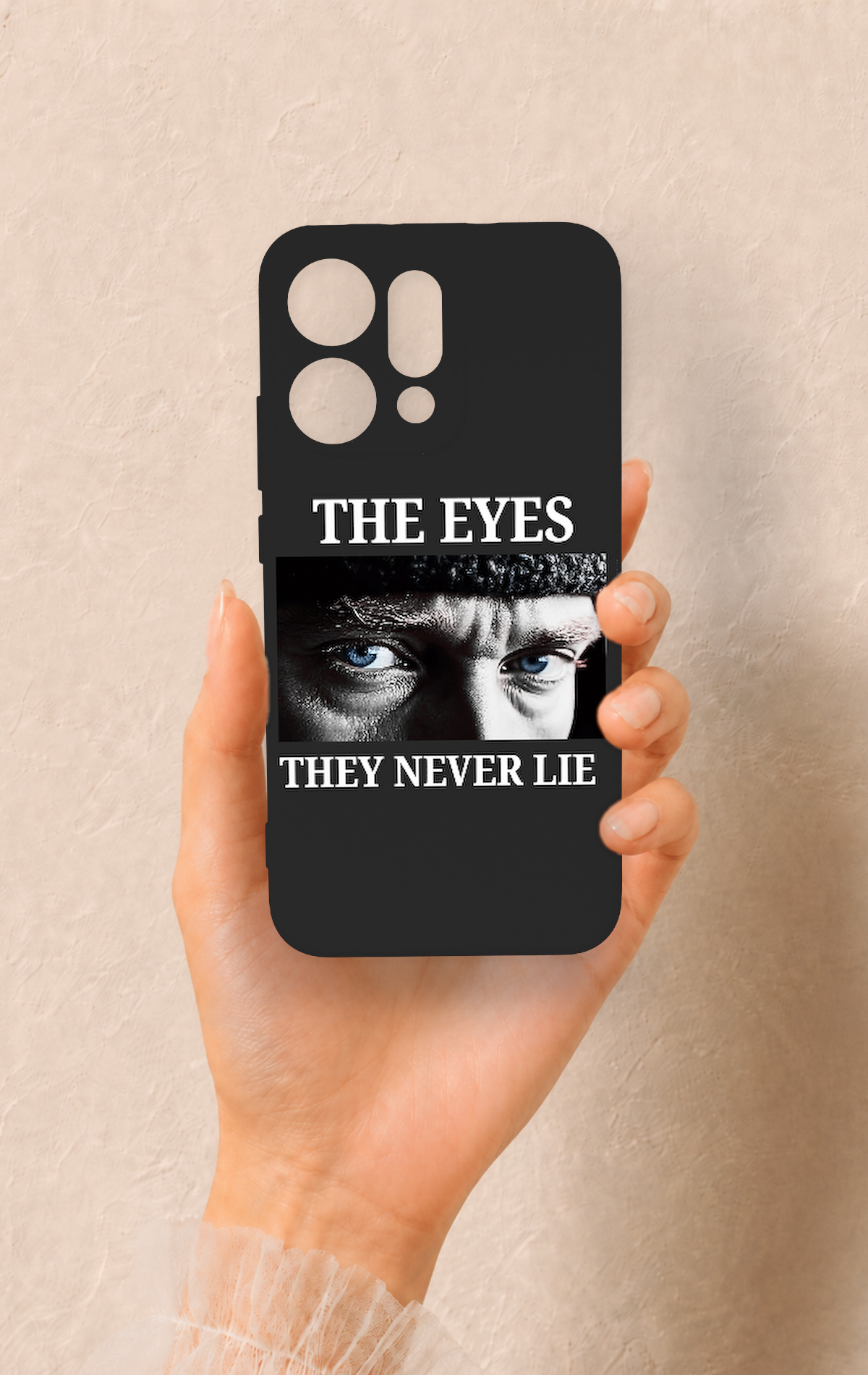Oppo Reno 14 Uyumlu Atatürk Eyes Desenli Silikon Kılıf