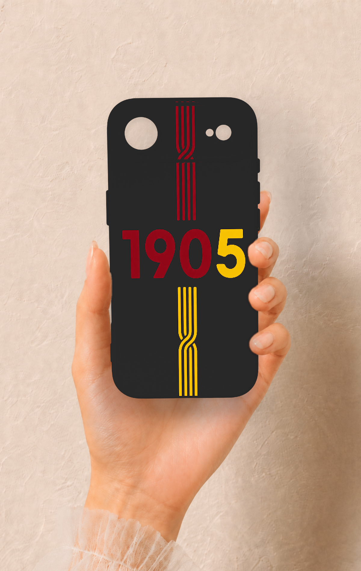 iPhone 17 Air Uyumlu 1905 Kemer Desenli Silikon Kılıf