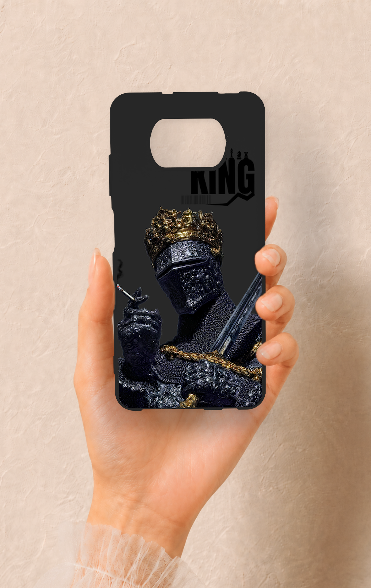 Poco X3 Uyumlu King Desenli Silikon Kılıf