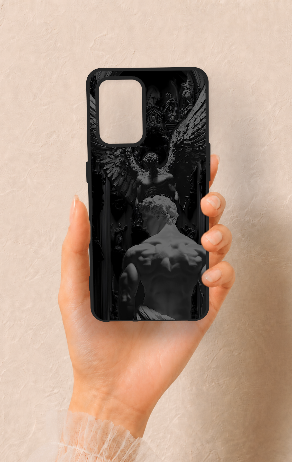 Oppo-A74 Uyumlu Icarus Desenli Silikon Kılıf