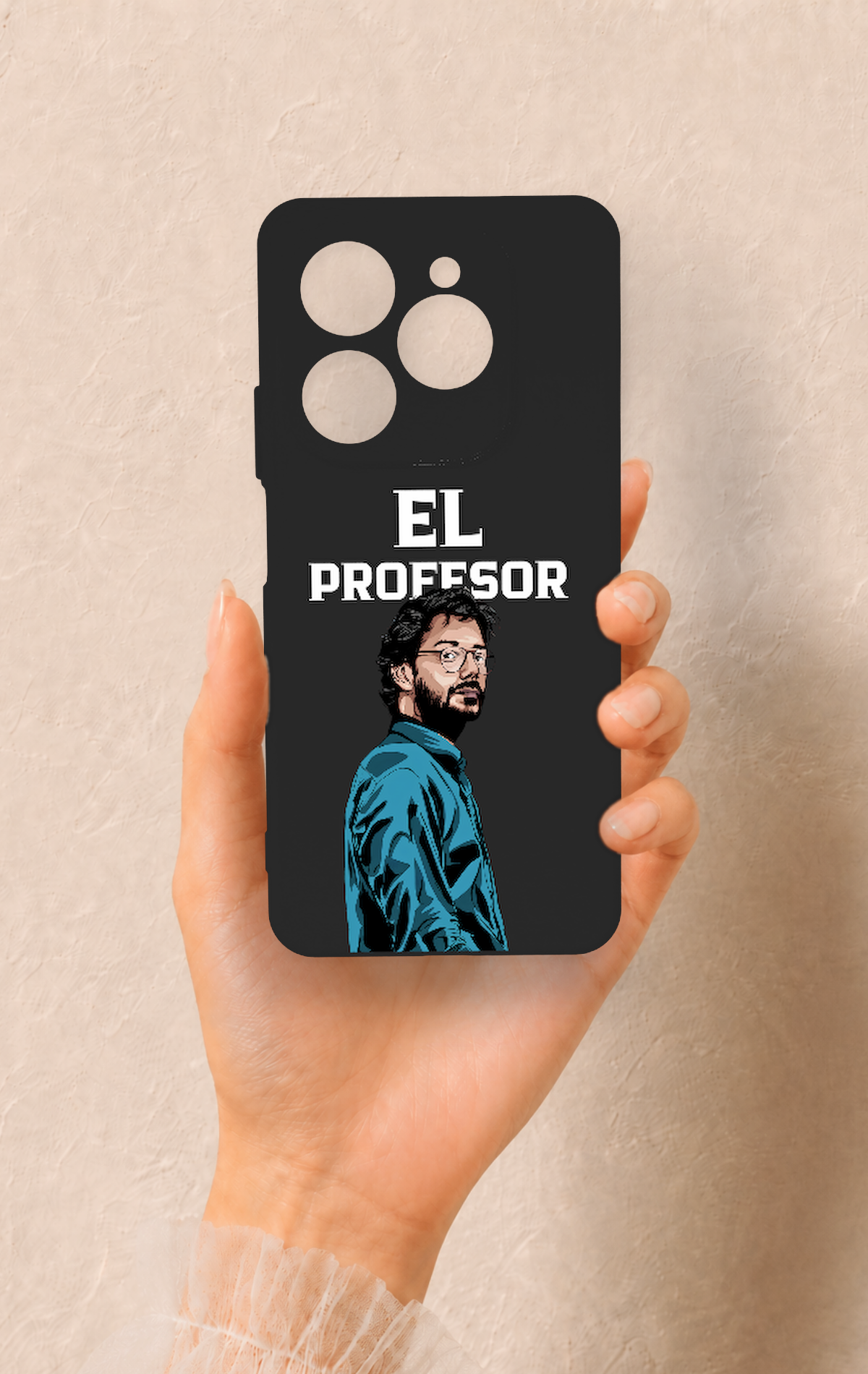 Tecno Spark 20 Pro Uyumlu El Profesor Desenli Silikon Kılıf