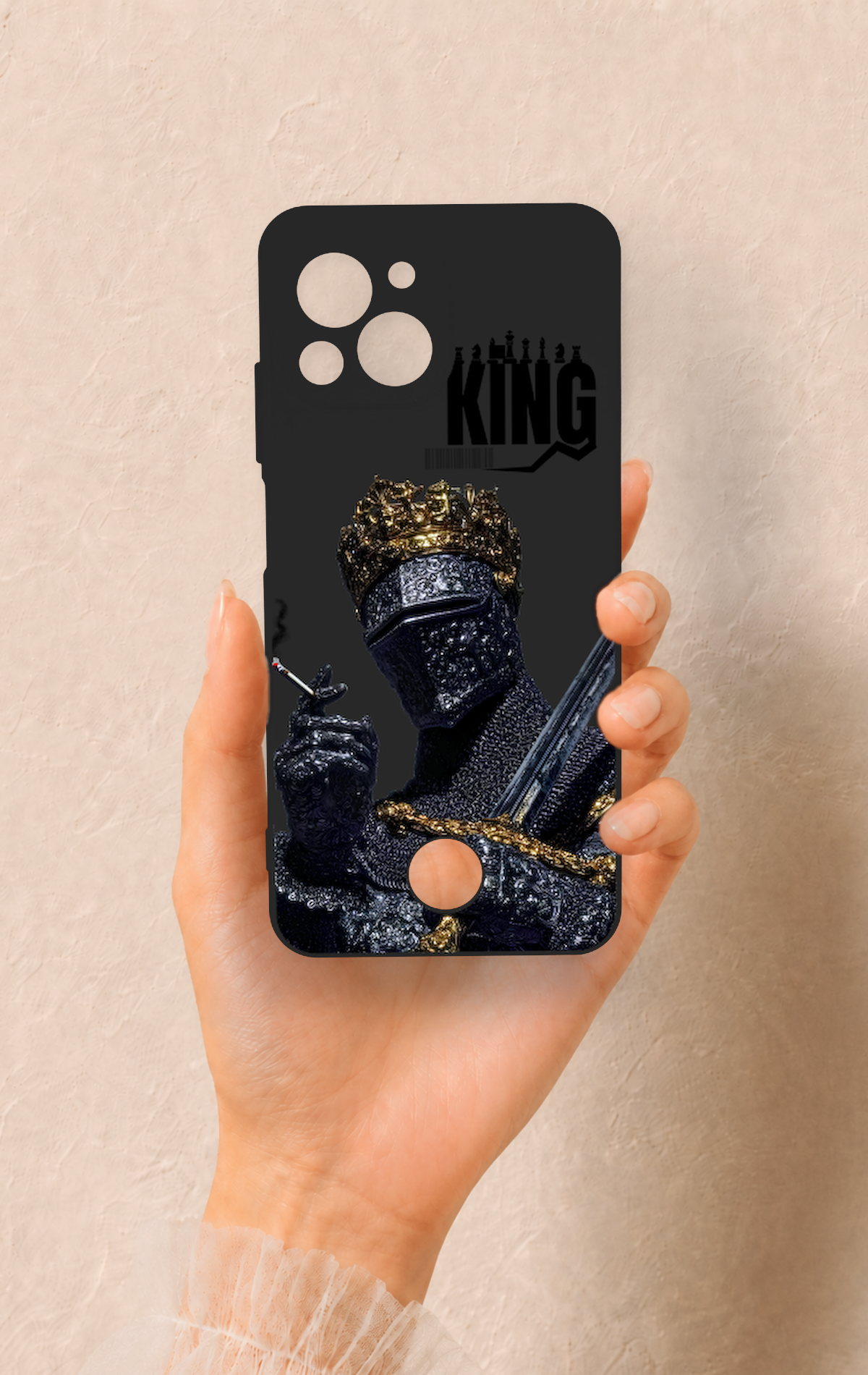Reeder S23 Pro Max Uyumlu King Desenli Silikon Kılıf