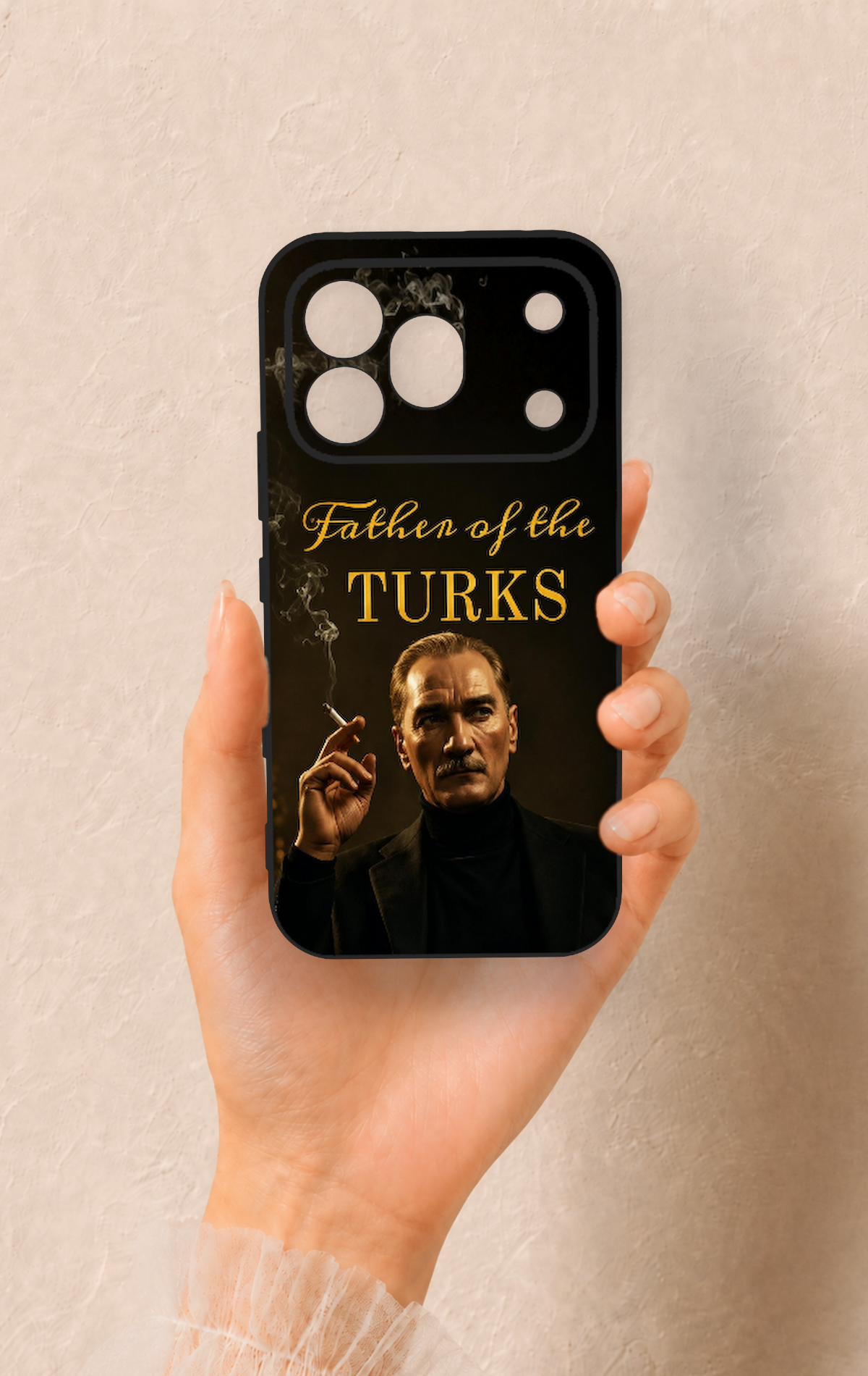 Honor 600 Pro Uyumlu Father Of The Turks Desenli Silikon Kılıf