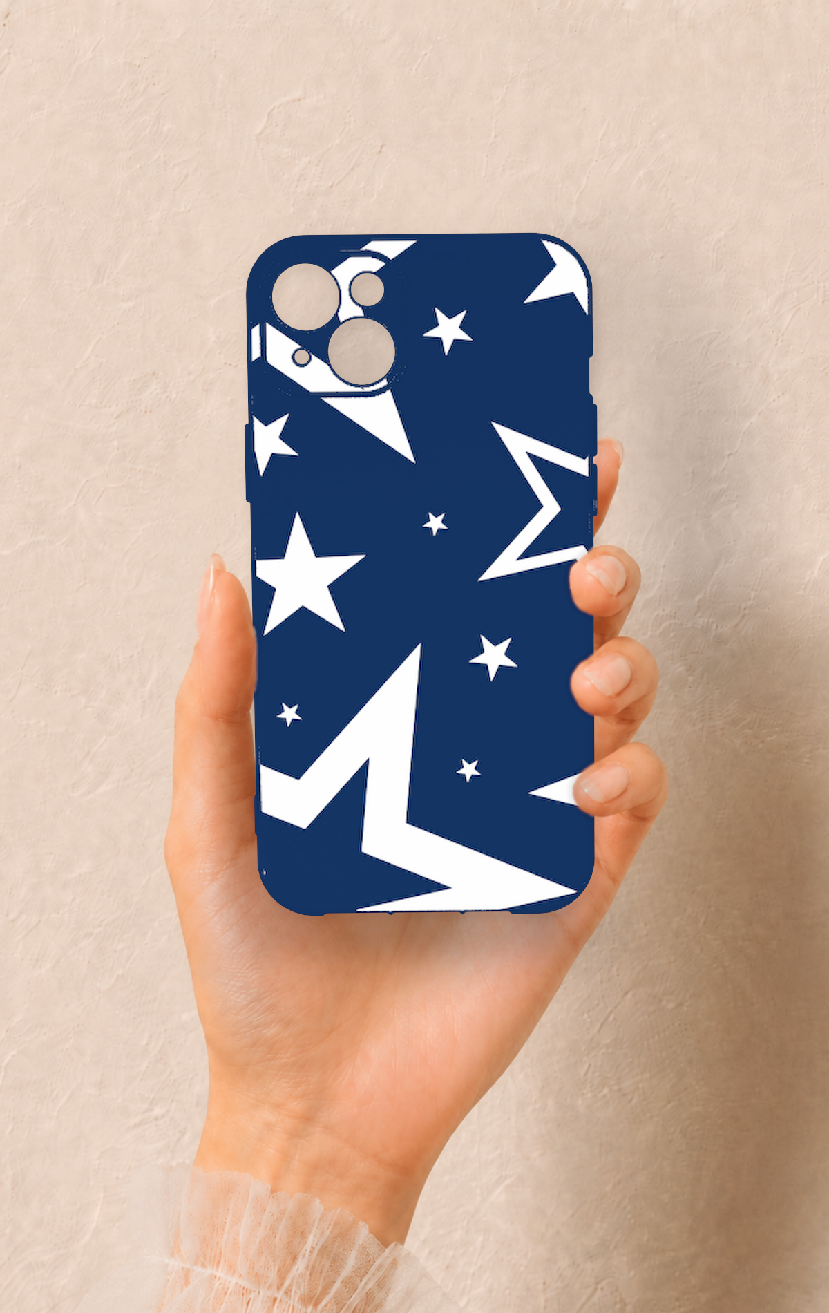 iPhone 14 Plus/15 Plus Uyumlu Mega Star Desenli Silikon Kılıf