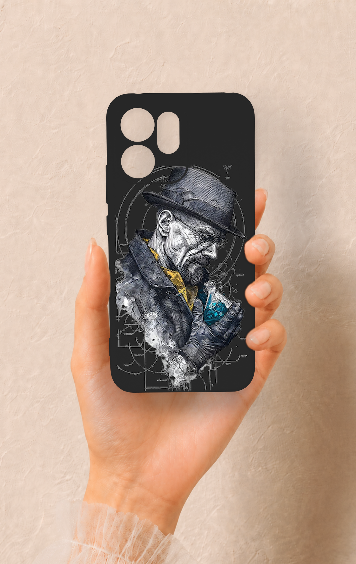 Oppo Reno 14F Uyumlu Walter White Desenli Silikon Kılıf