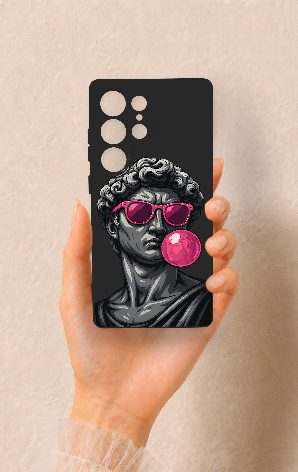 Samsung S25 Ultra Uyumlu Pop David Desenli Silikon Kılıf