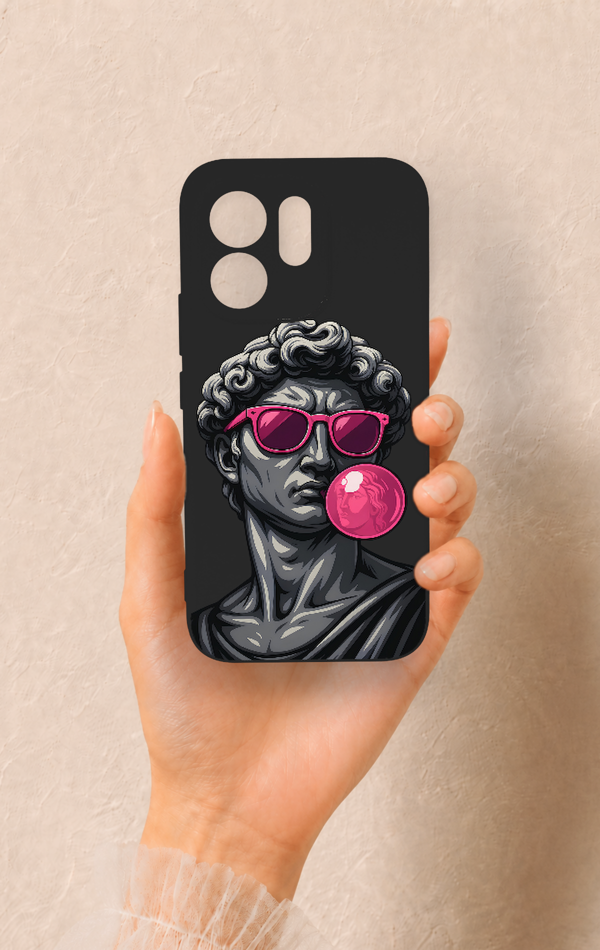 Vivo V70 5G Uyumlu Pop David Desenli Silikon Kılıf