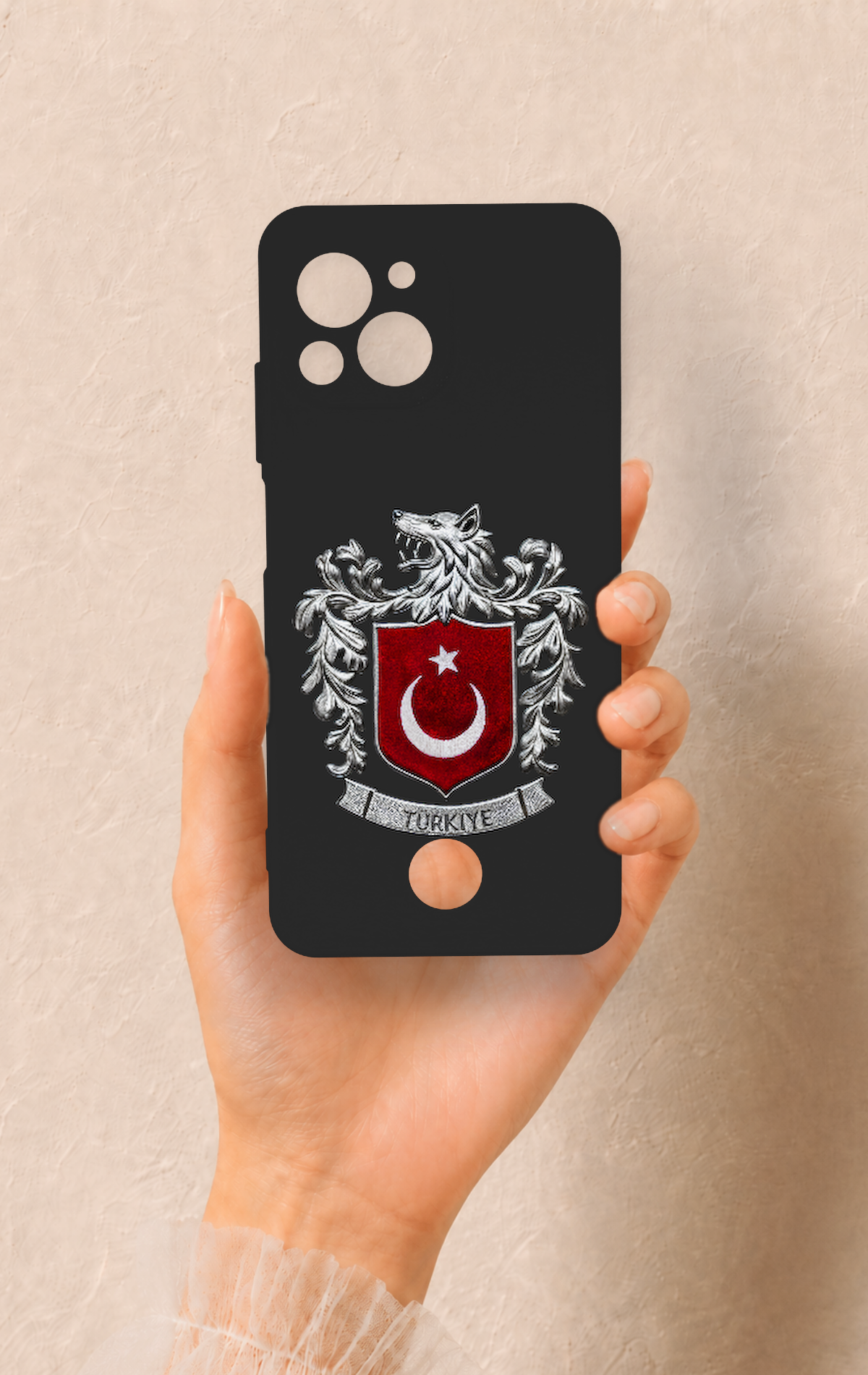 Reeder S23 Pro Max Uyumlu Türk Arma Desenli Silikon Kılıf