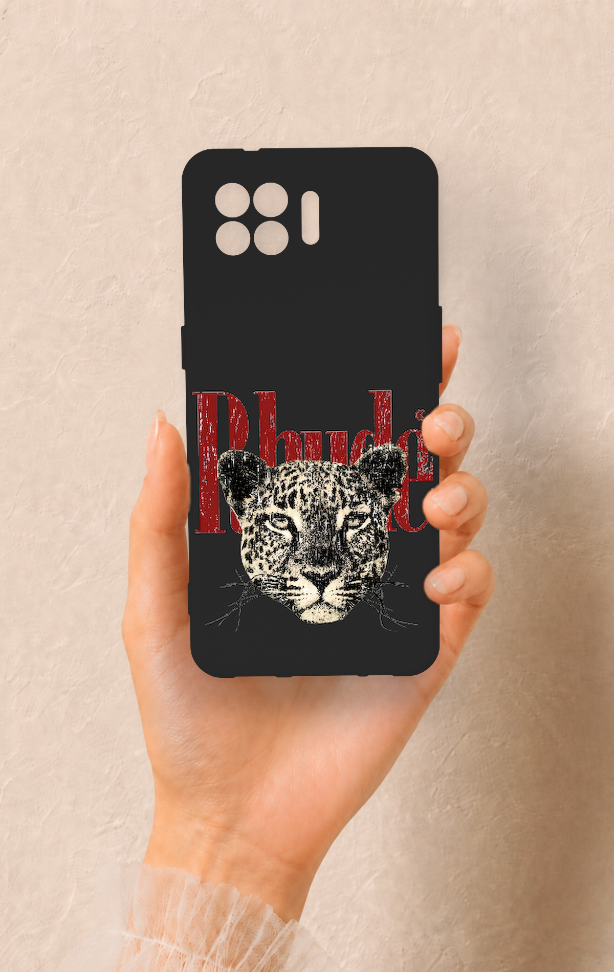 Oppo Reno 4 Lite Uyumlu Rhude Desenli Silikon Kılıf