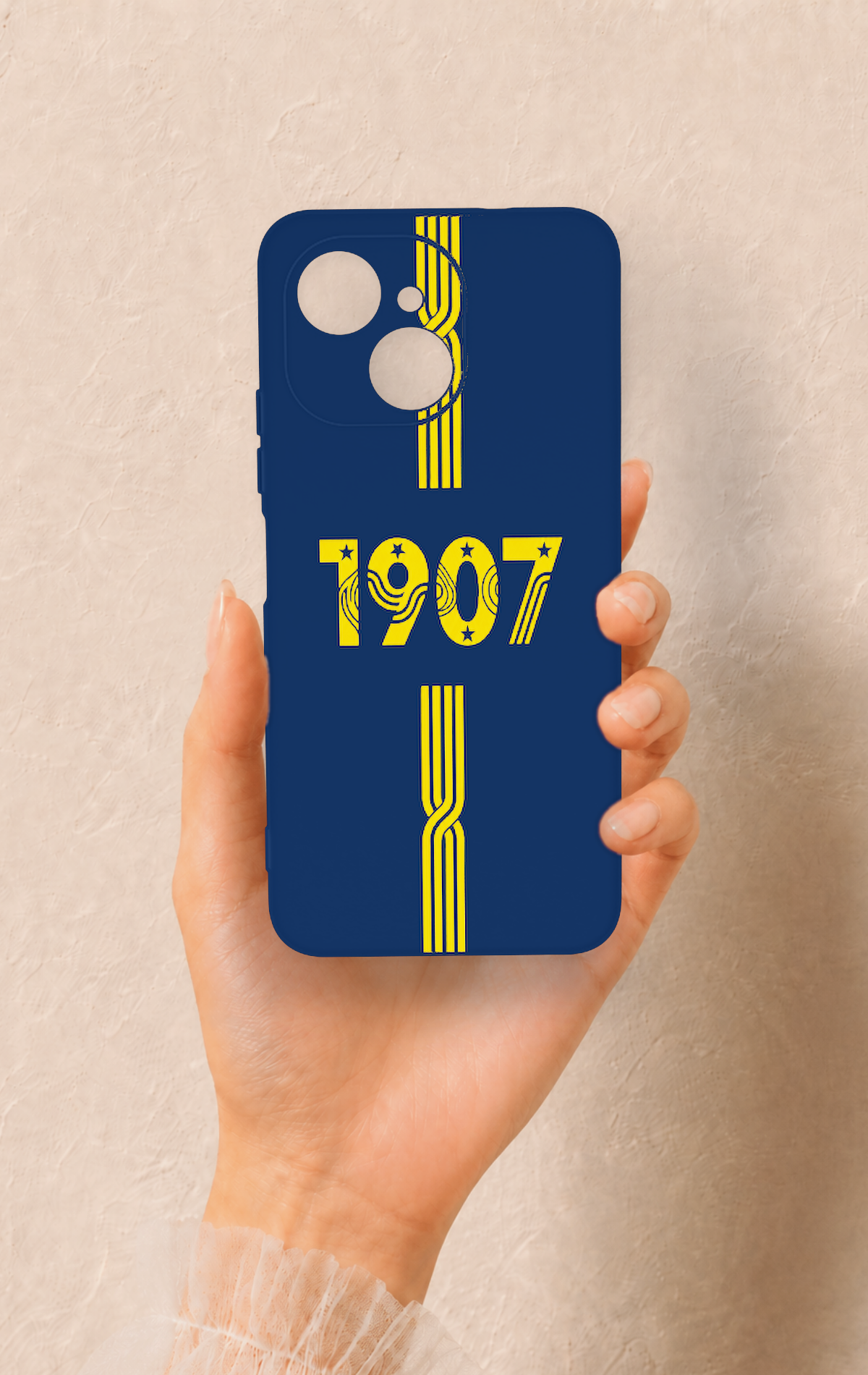 Tecno Spark 40C Uyumlu 1907 Kemer Desenli Silikon Kılıf