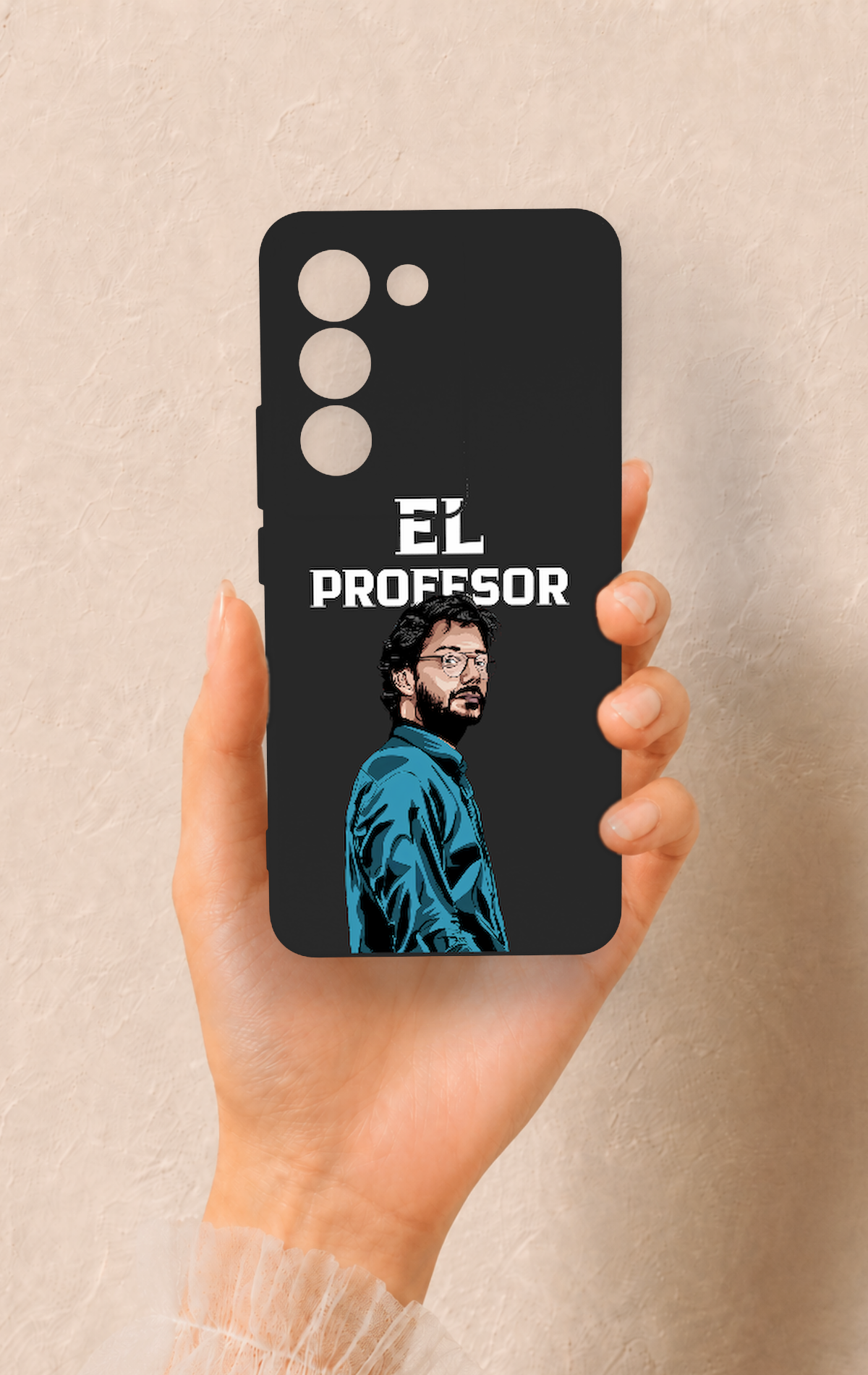 Vivo V30 Lite Uyumlu El Profesor Desenli Silikon Kılıf