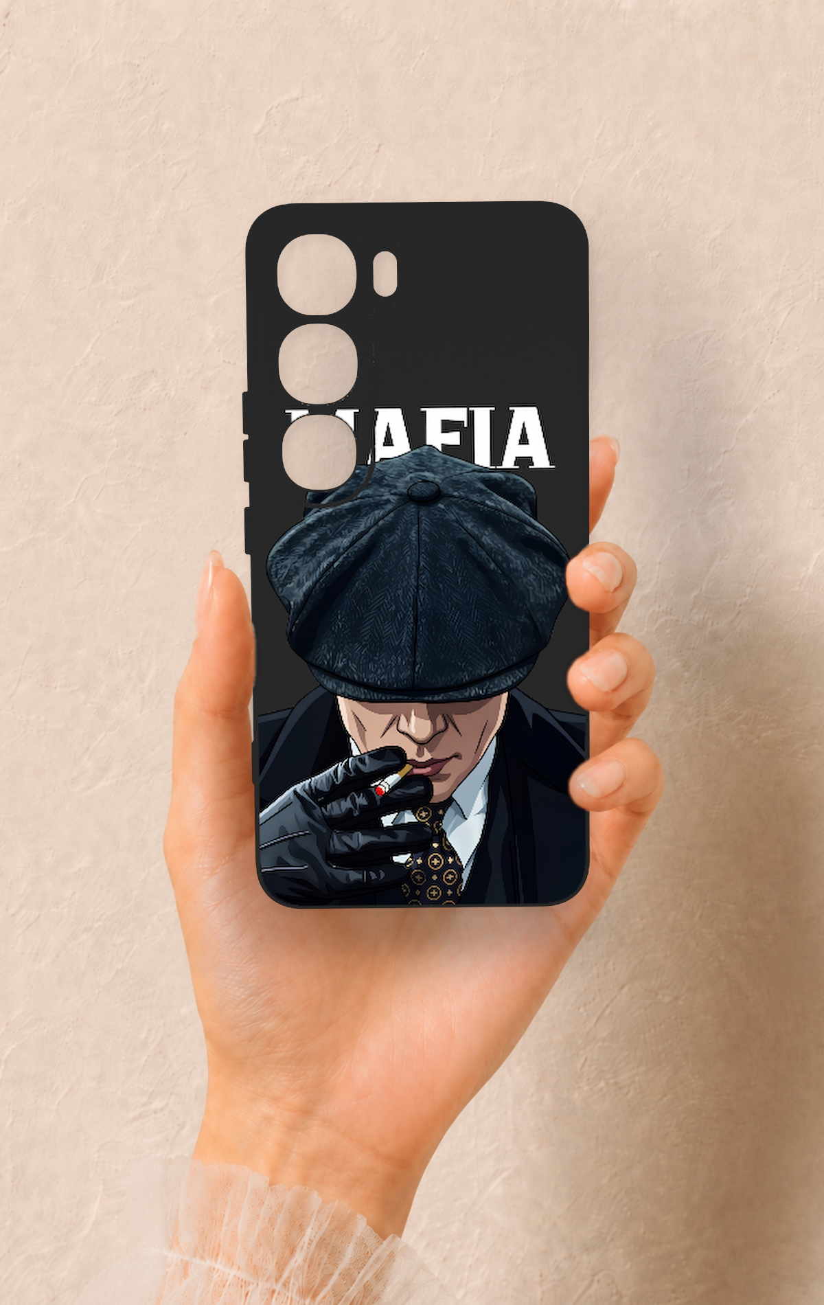 Vivo V40 Lite 5G Uyumlu MAFIA Desenli Silikon Kılıf